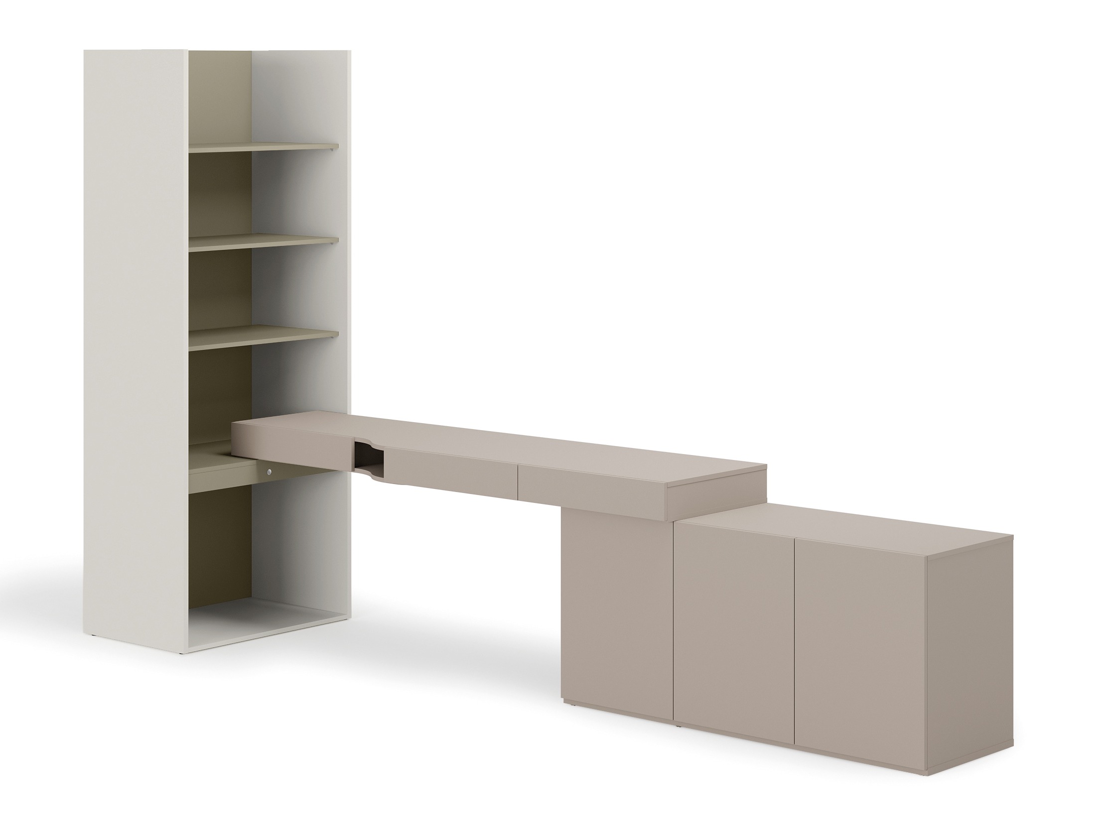 Thuiskantoorset Evareve 118 (Grijs + Groen)