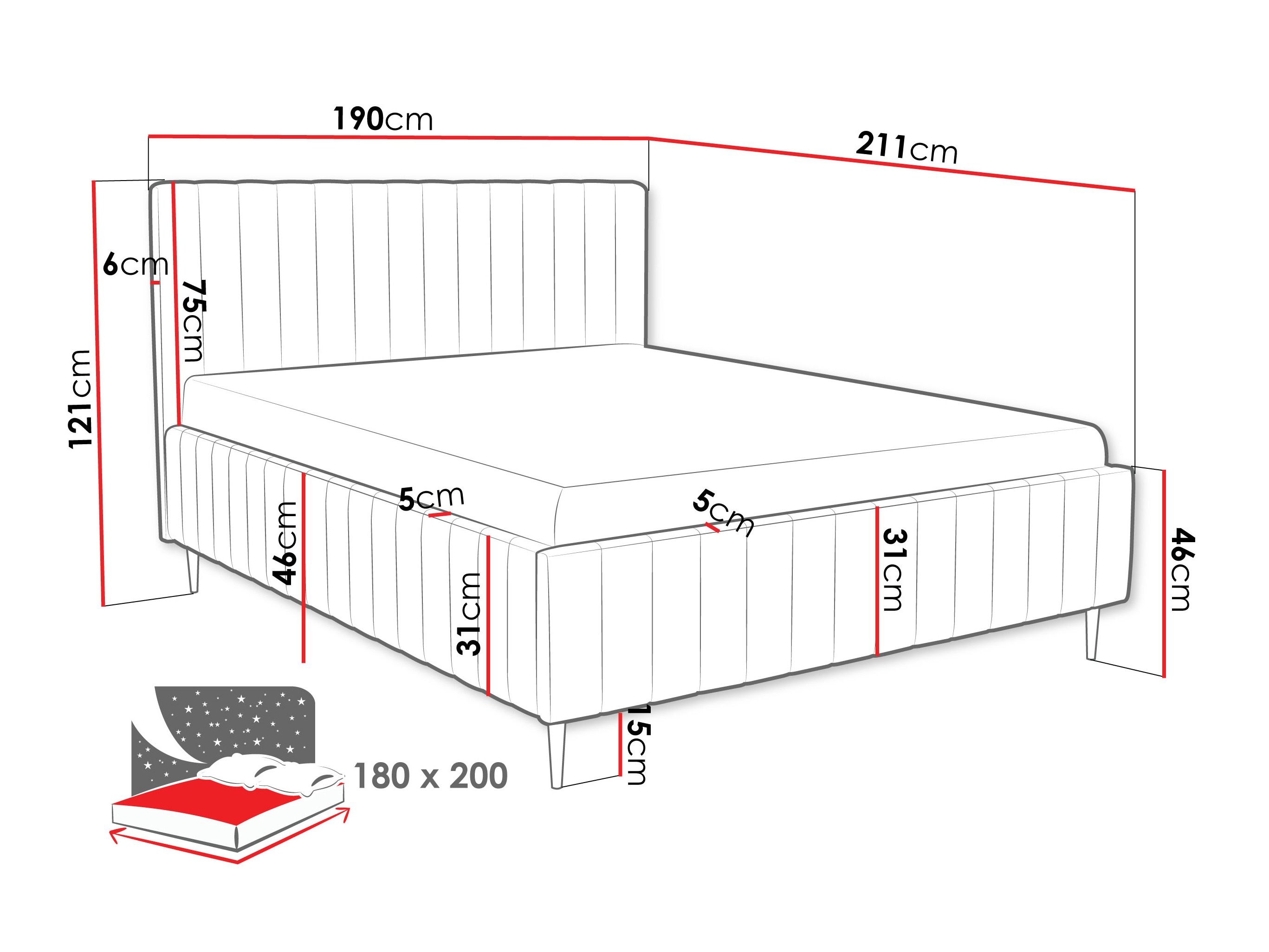 Bed Baltimore 203 (Fresh 11)