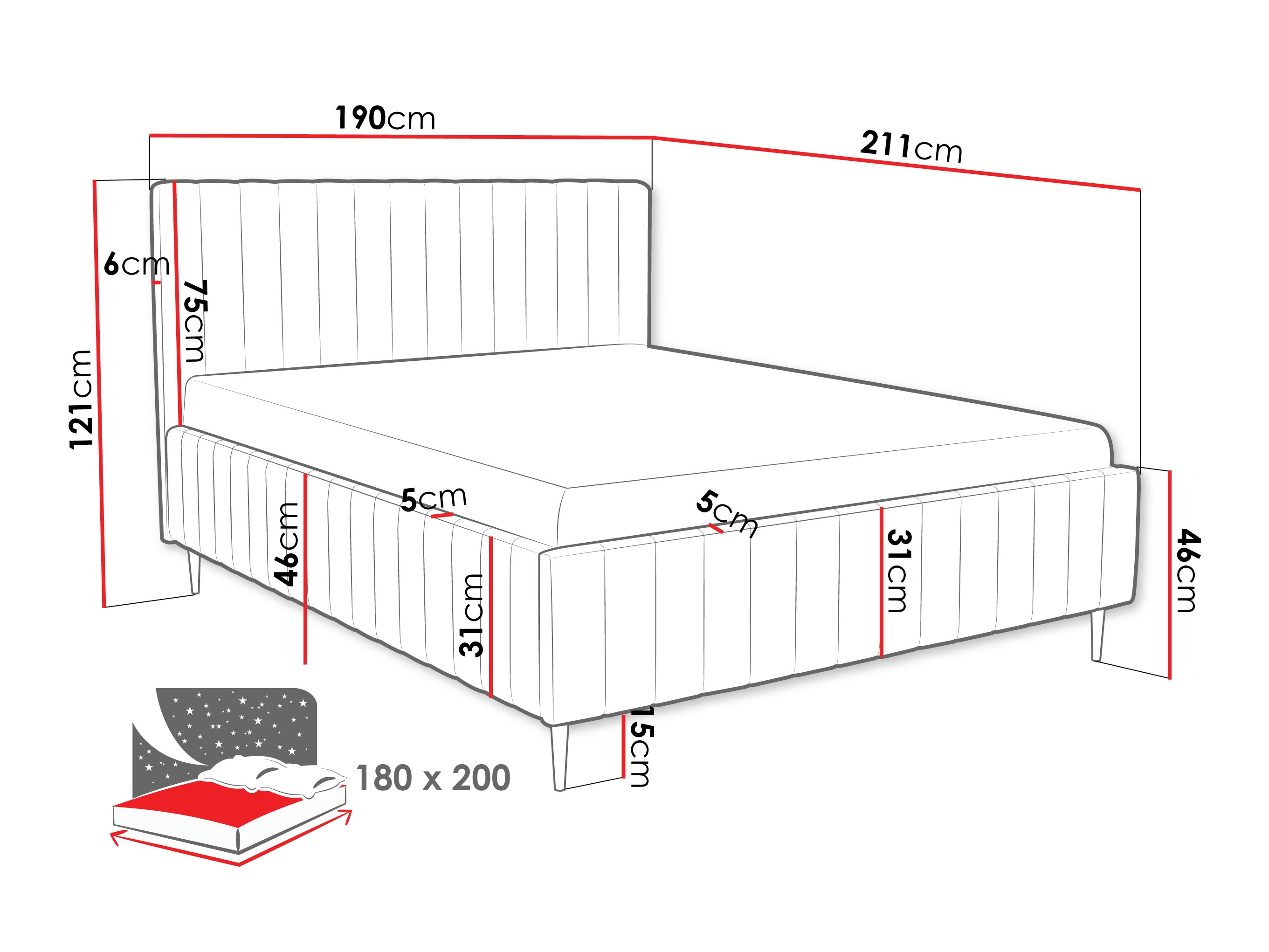 Bed Baltimore 203 (Fresh 1)