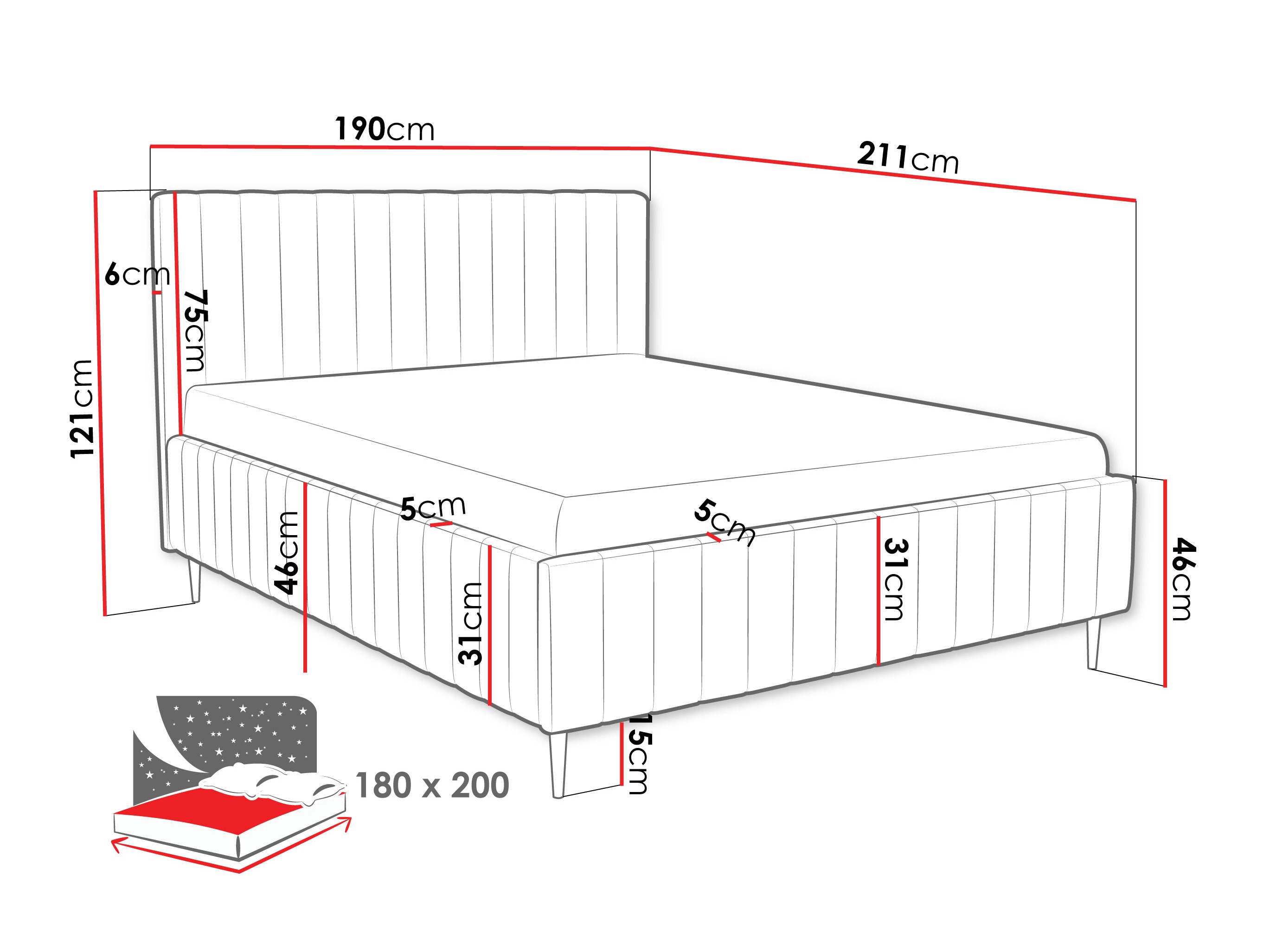 Bed Baltimore 203 (Fresh 33)