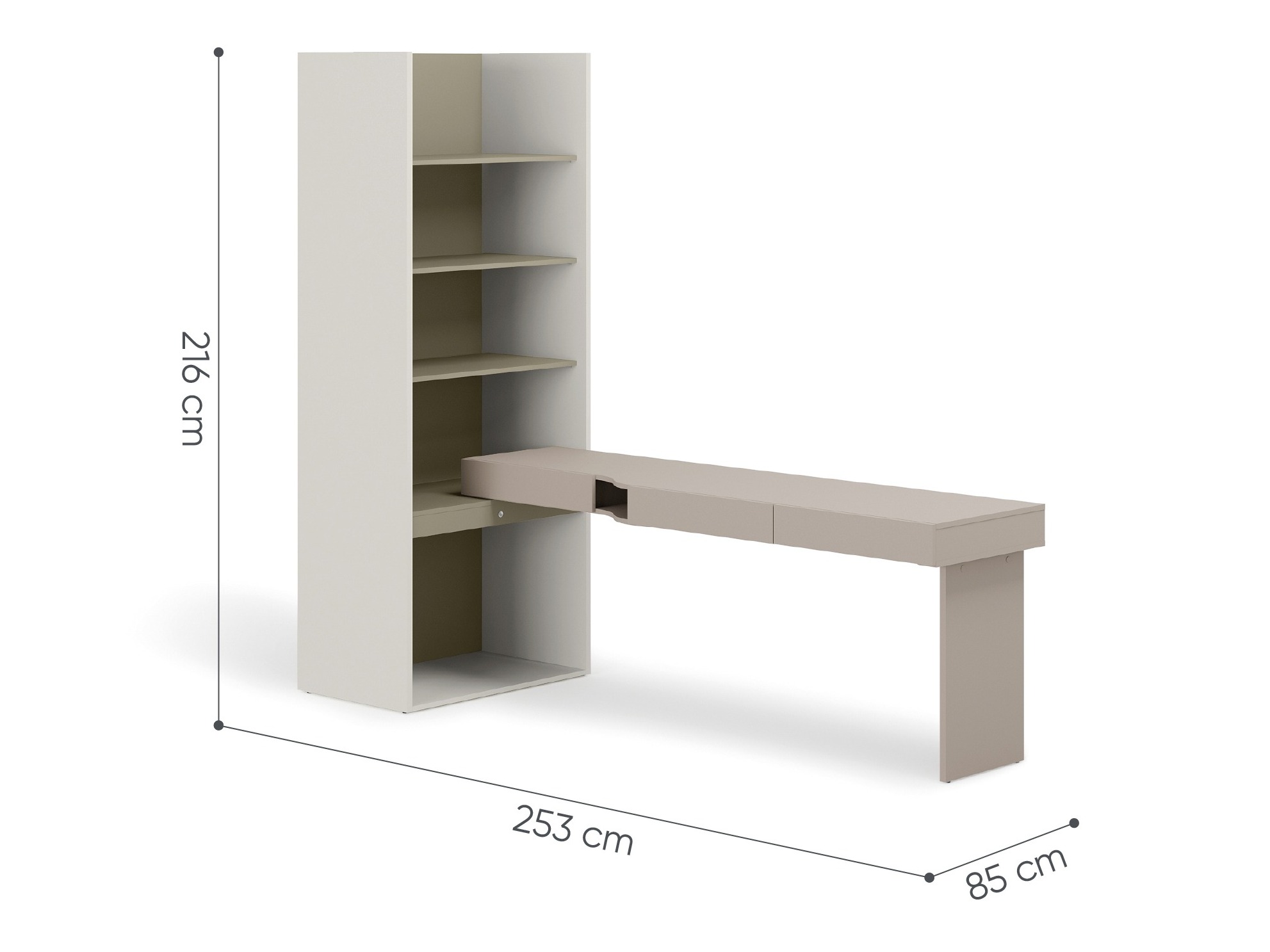 Thuiskantoorset Evareve 120 (Rechts)