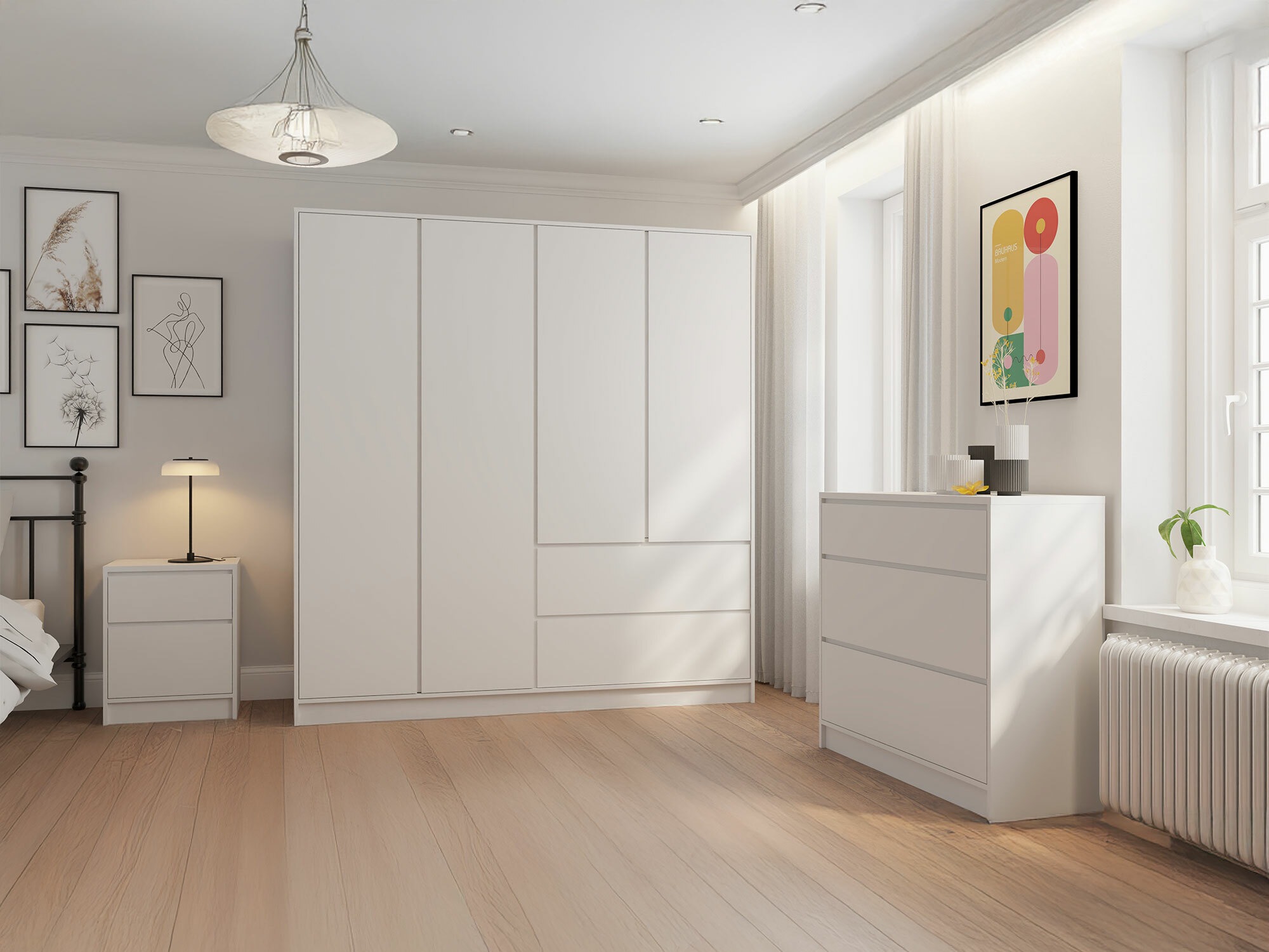 Ladekast Mervese 102 (Wit)