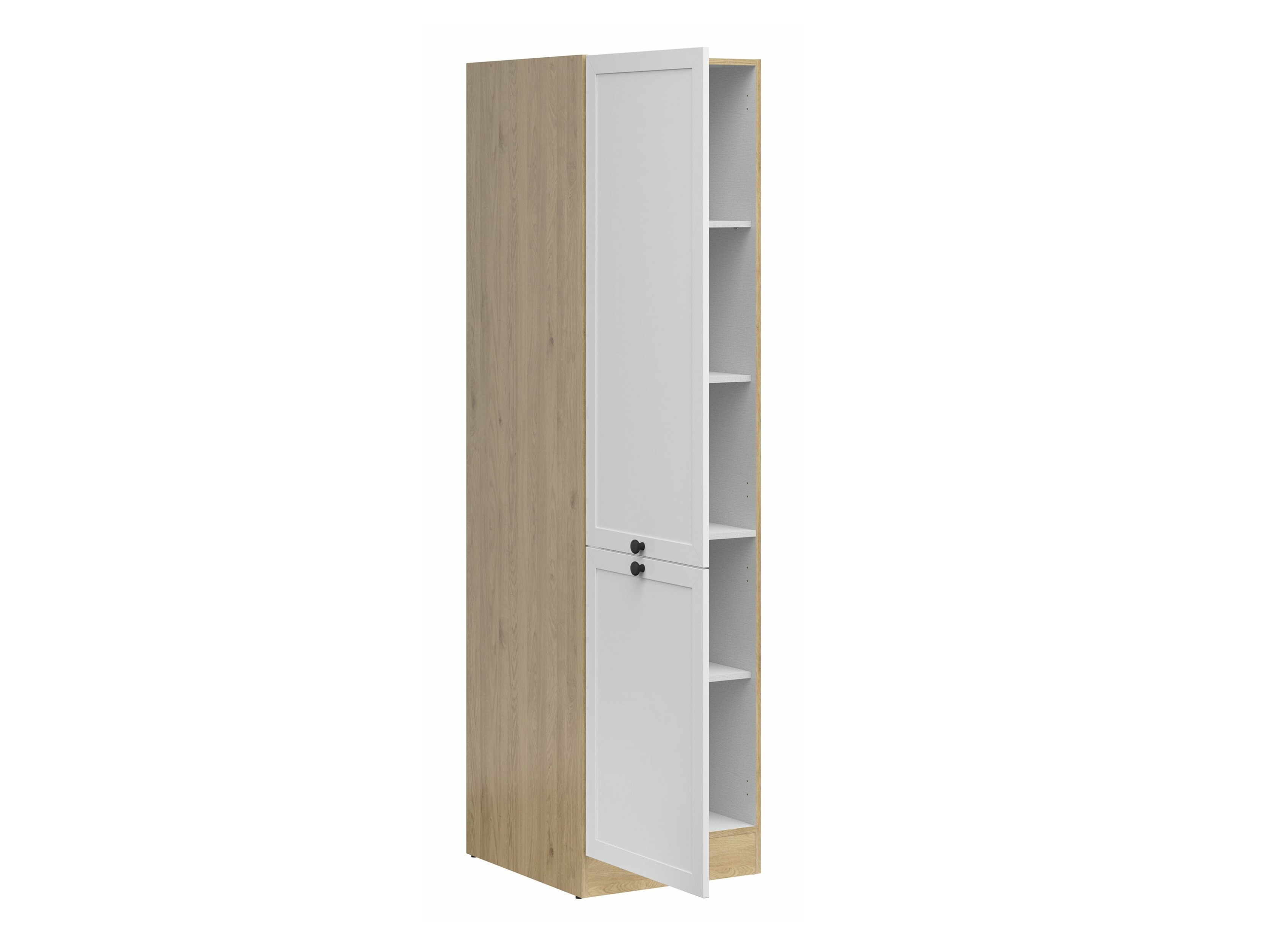 Modulaire kast met deuren Classic White Oak 114