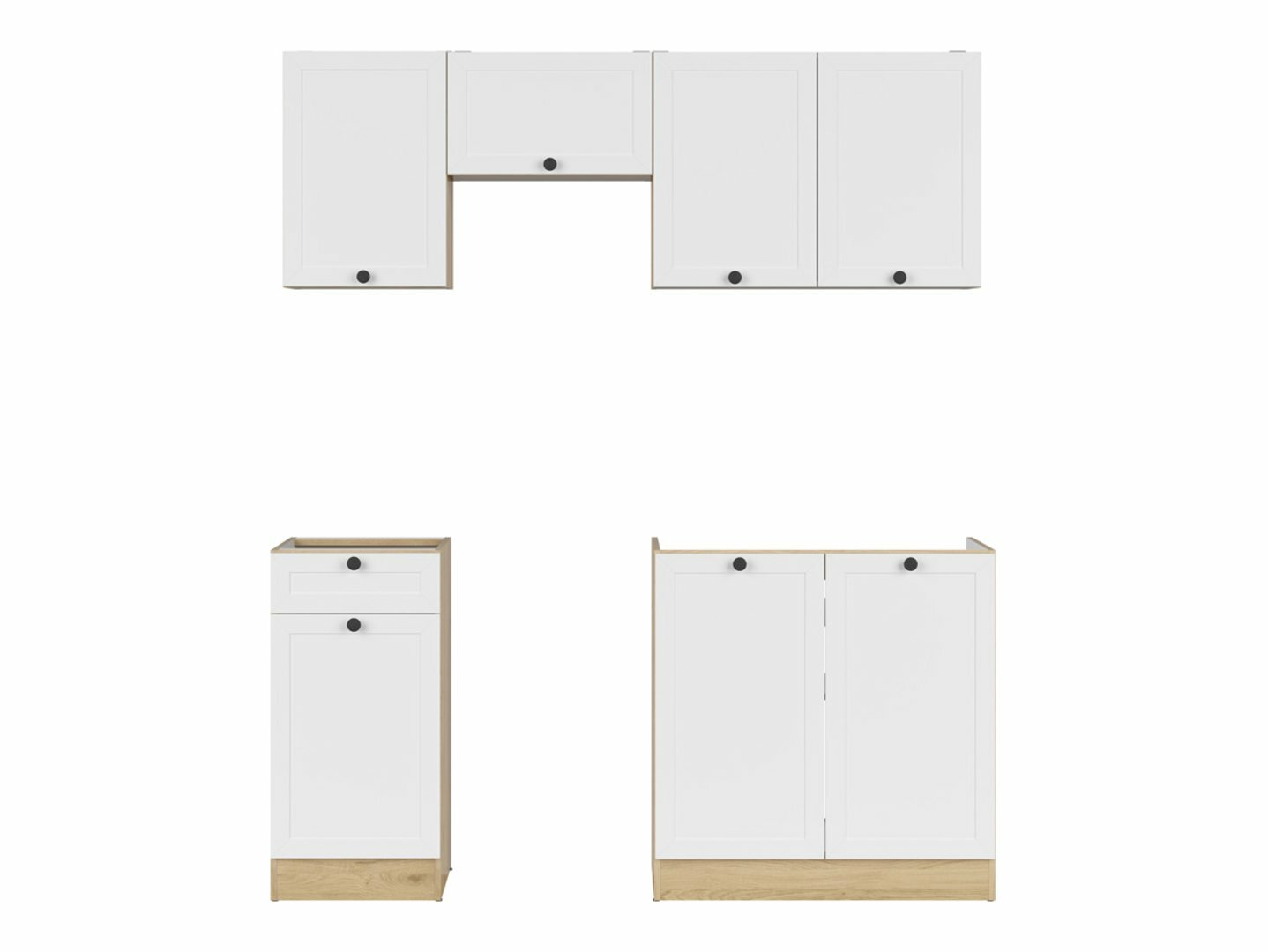 Modulaire keukenset Classic White Oak 119