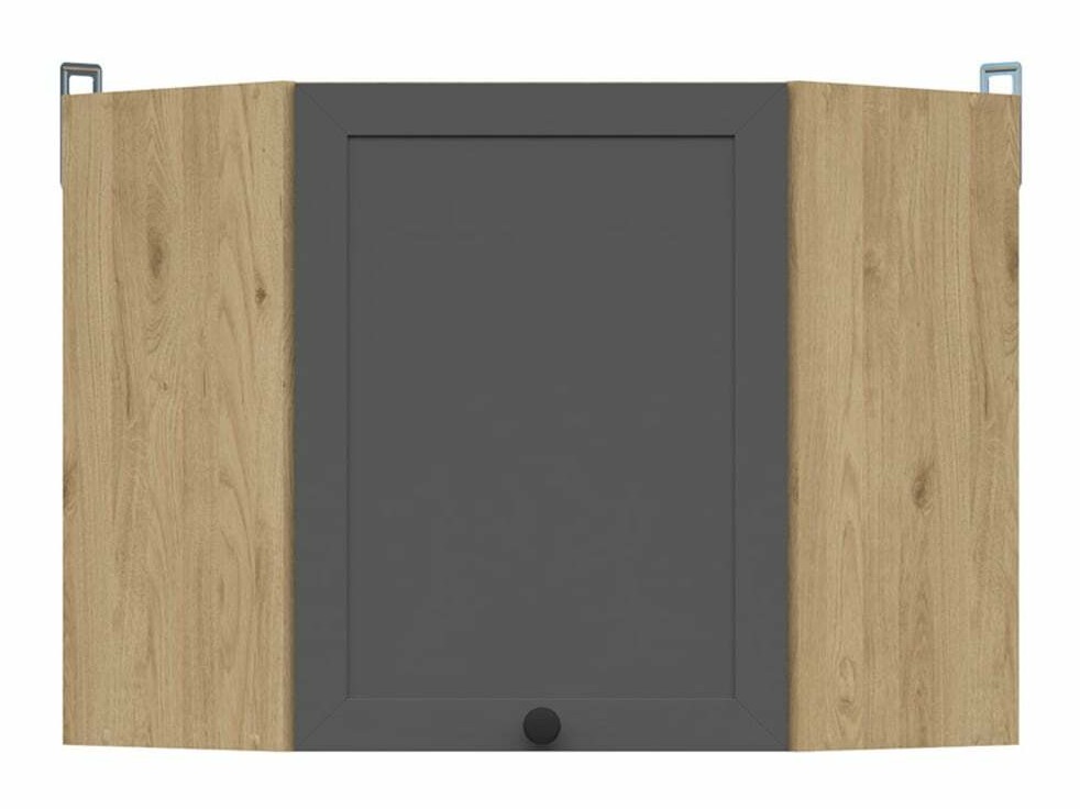Modulaire wandhoekkast Classic Grey Oak 104