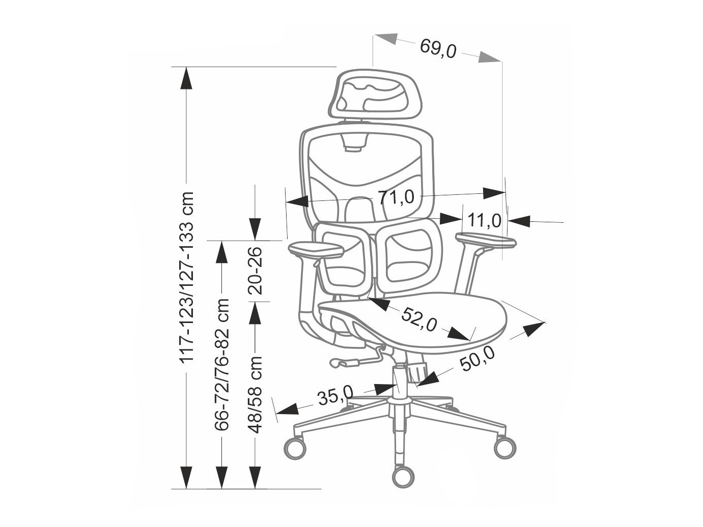 Bureaustoel Houston 2008