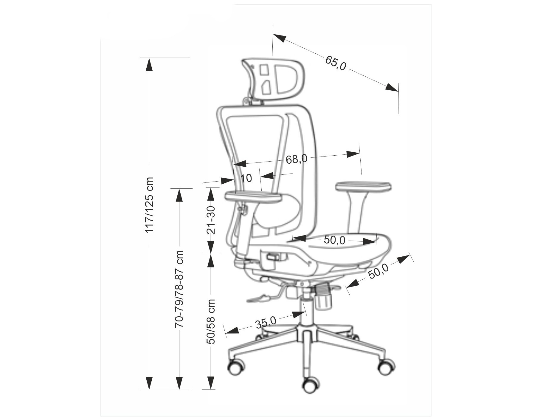 Bureaustoel Houston 2012