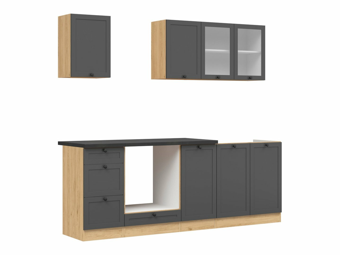 Modulaire keukenset Classic Grey Oak 117