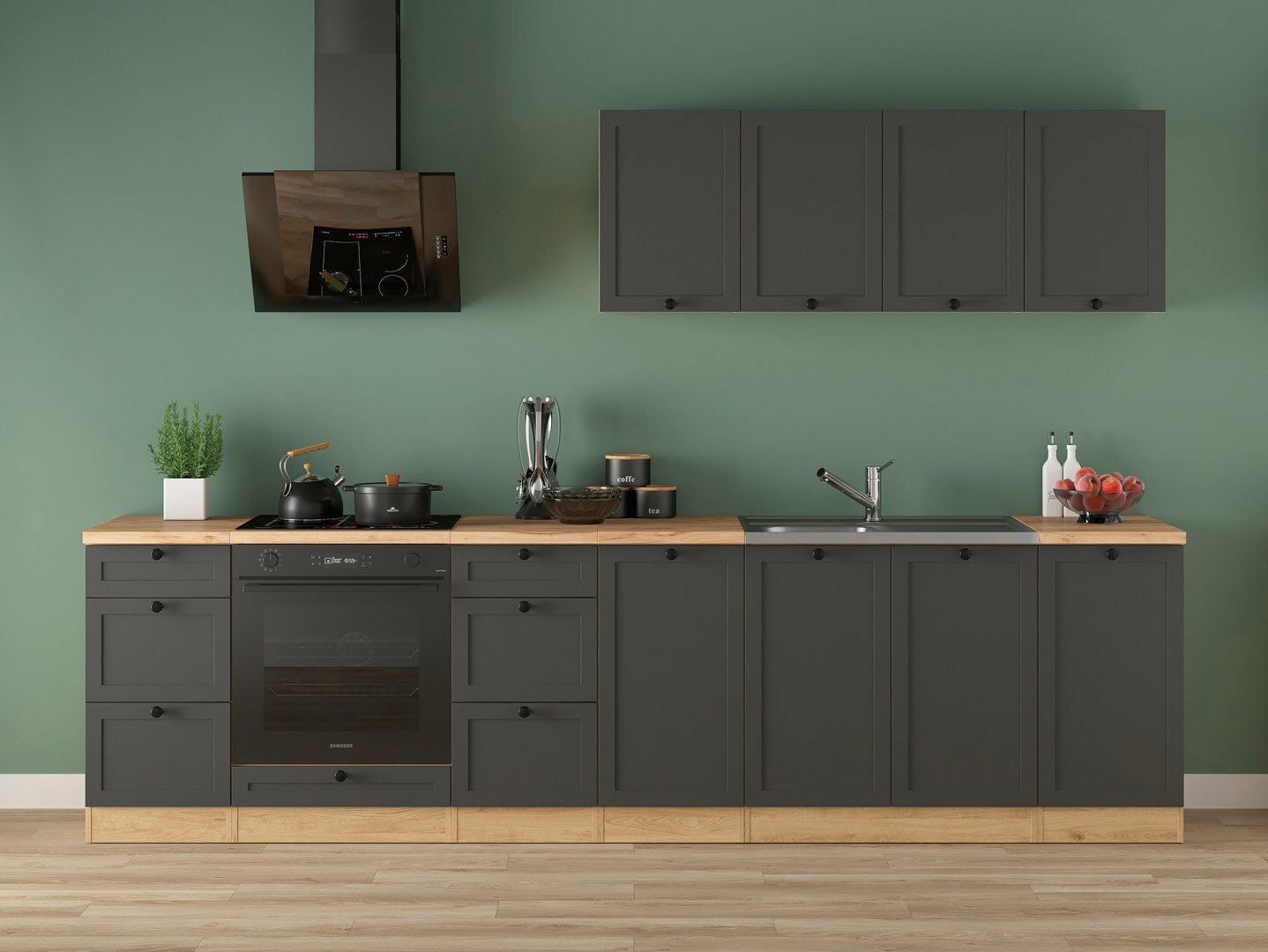 Modulaire keukenset Classic Grey Oak 119