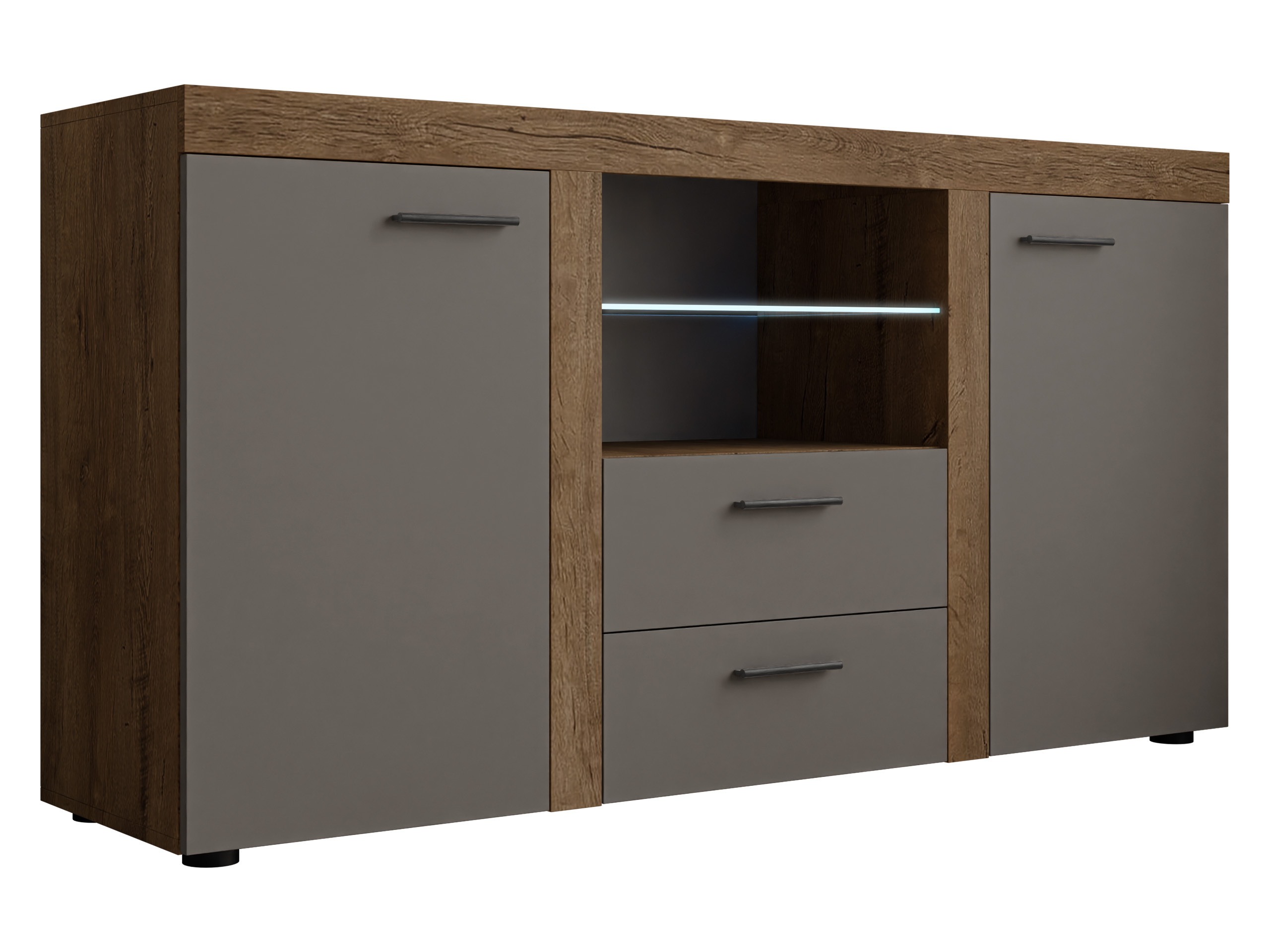 Ladekast Tucson 104 (Lefkas eik + Grafiet)