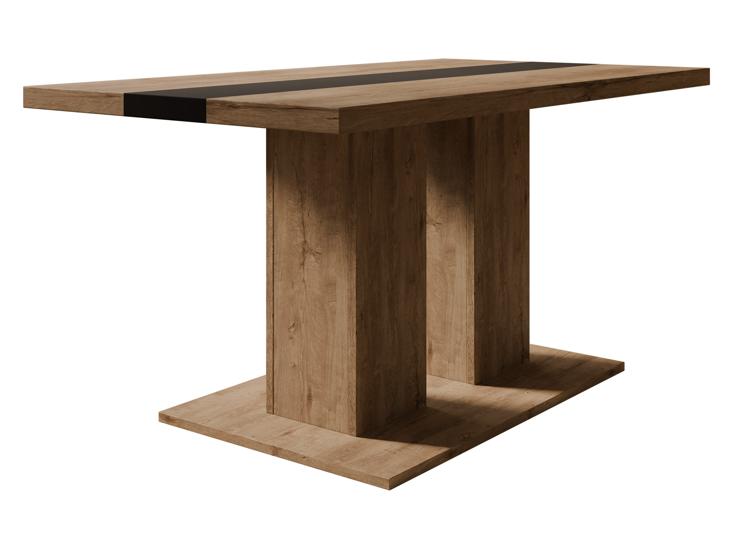 Salontafel Tucson 147 (Lefkas eik + Zwart)