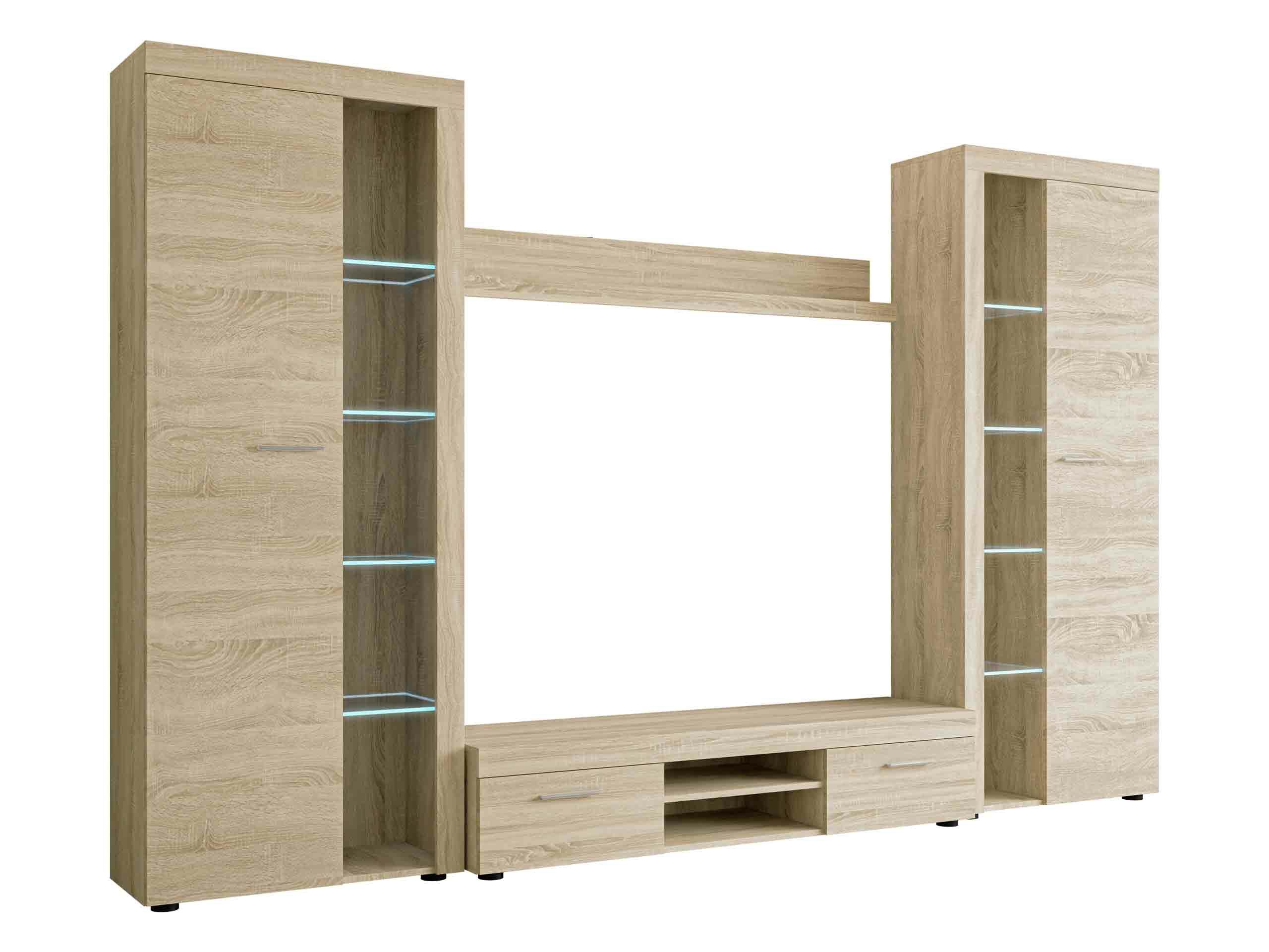 Woonkamerset Univio II (Sonoma eik)