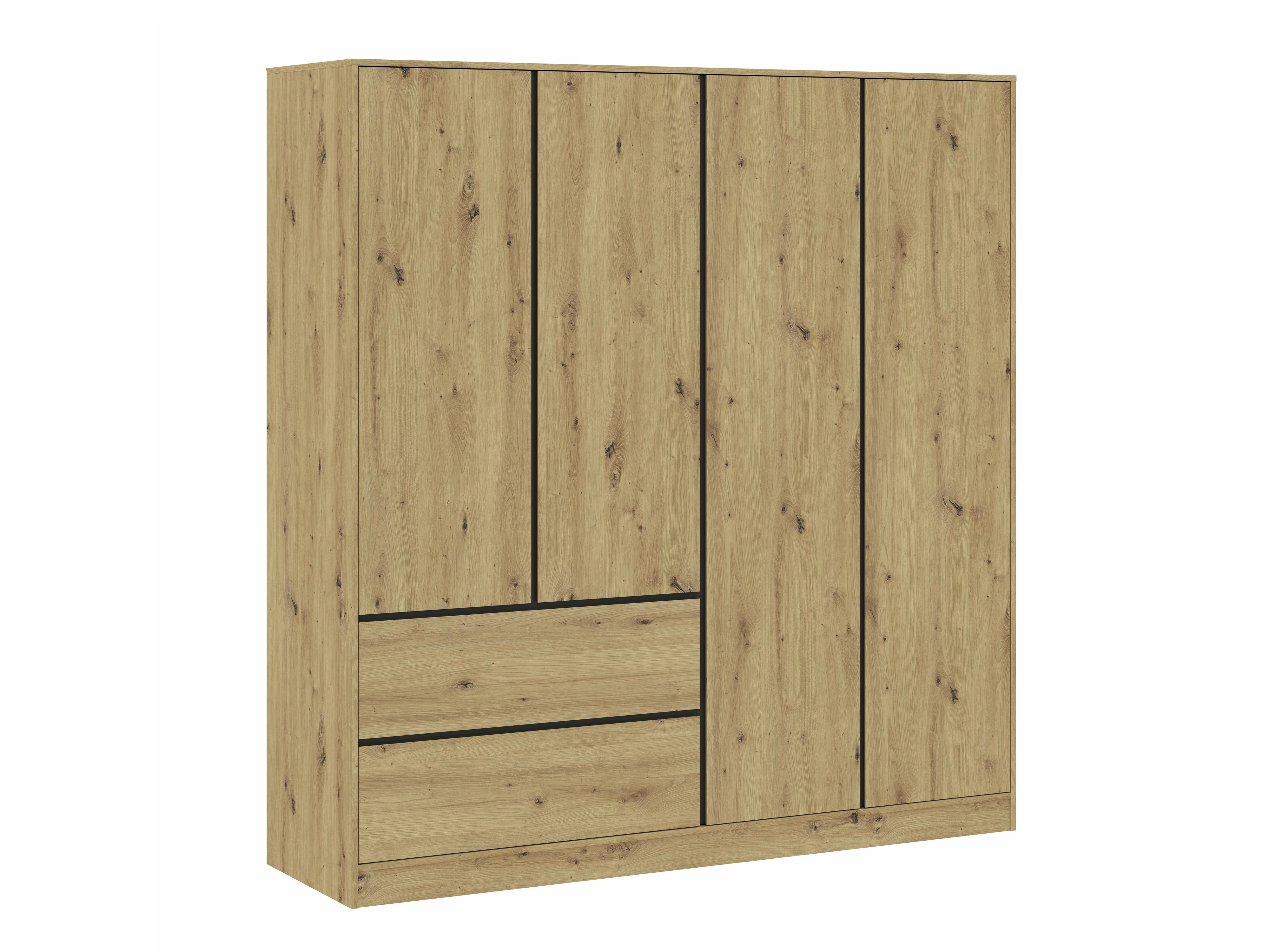 Kledingkast Mervese 104 (Artisan eiken)