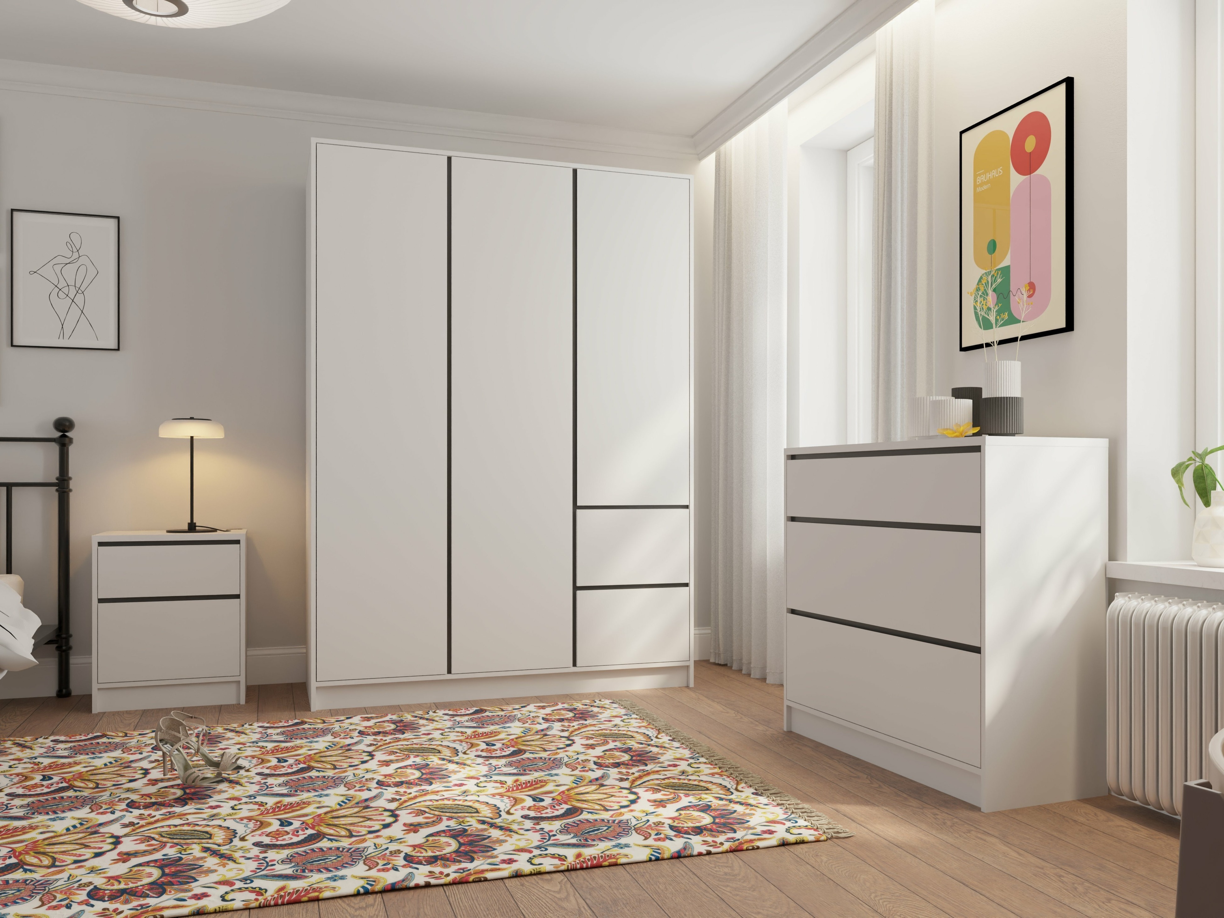 Ladekast Mervese 102 (Wit)