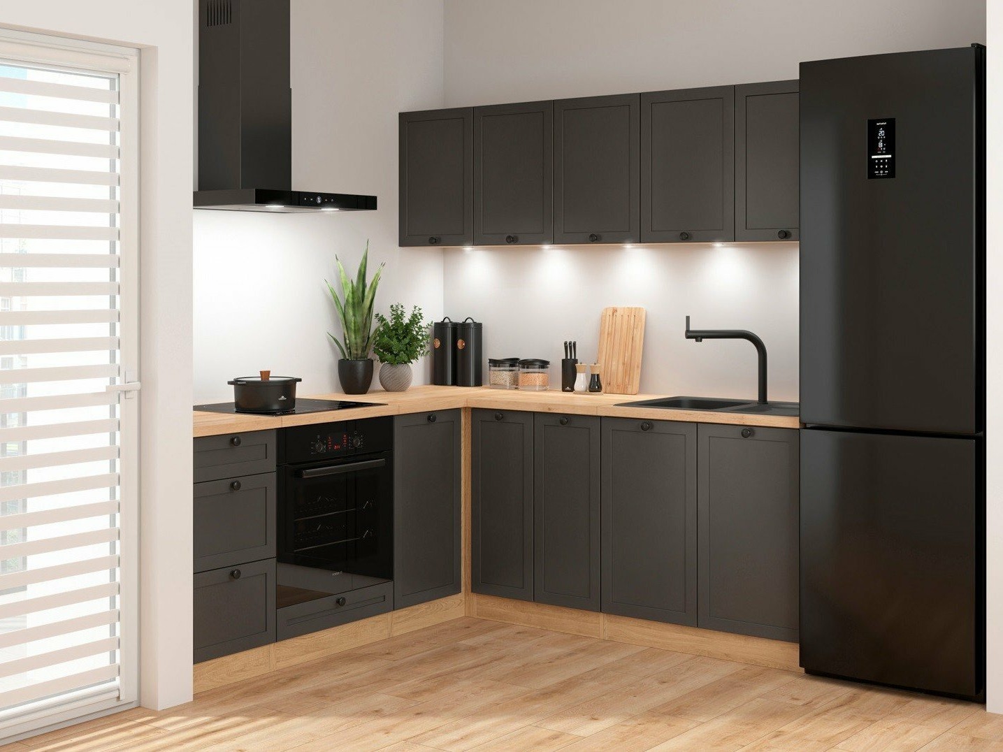 Modulaire keukenset Classic Grey Oak 120