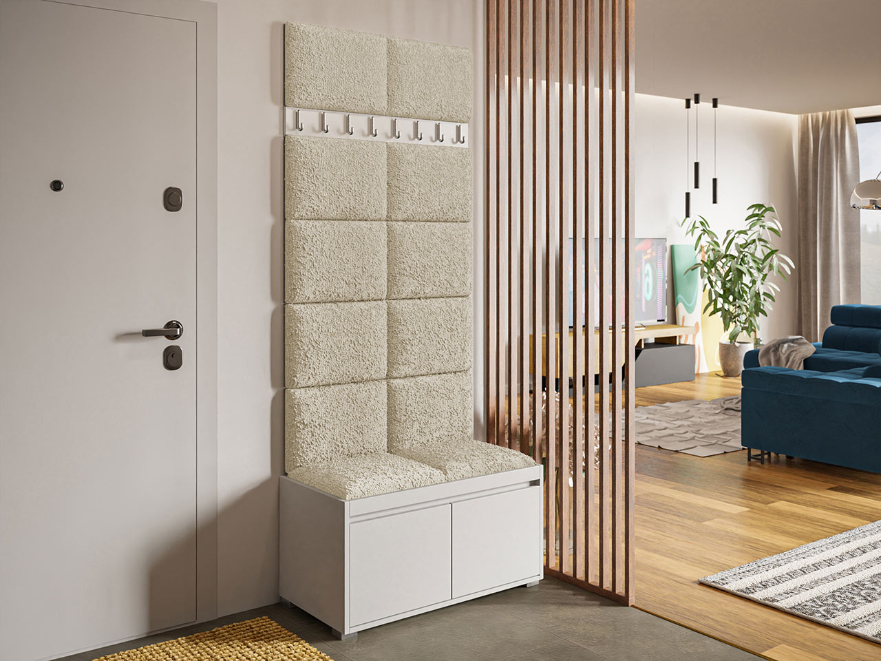Gangmeubelset Comfivo Pinus IV (Wit + Abriamo 03)