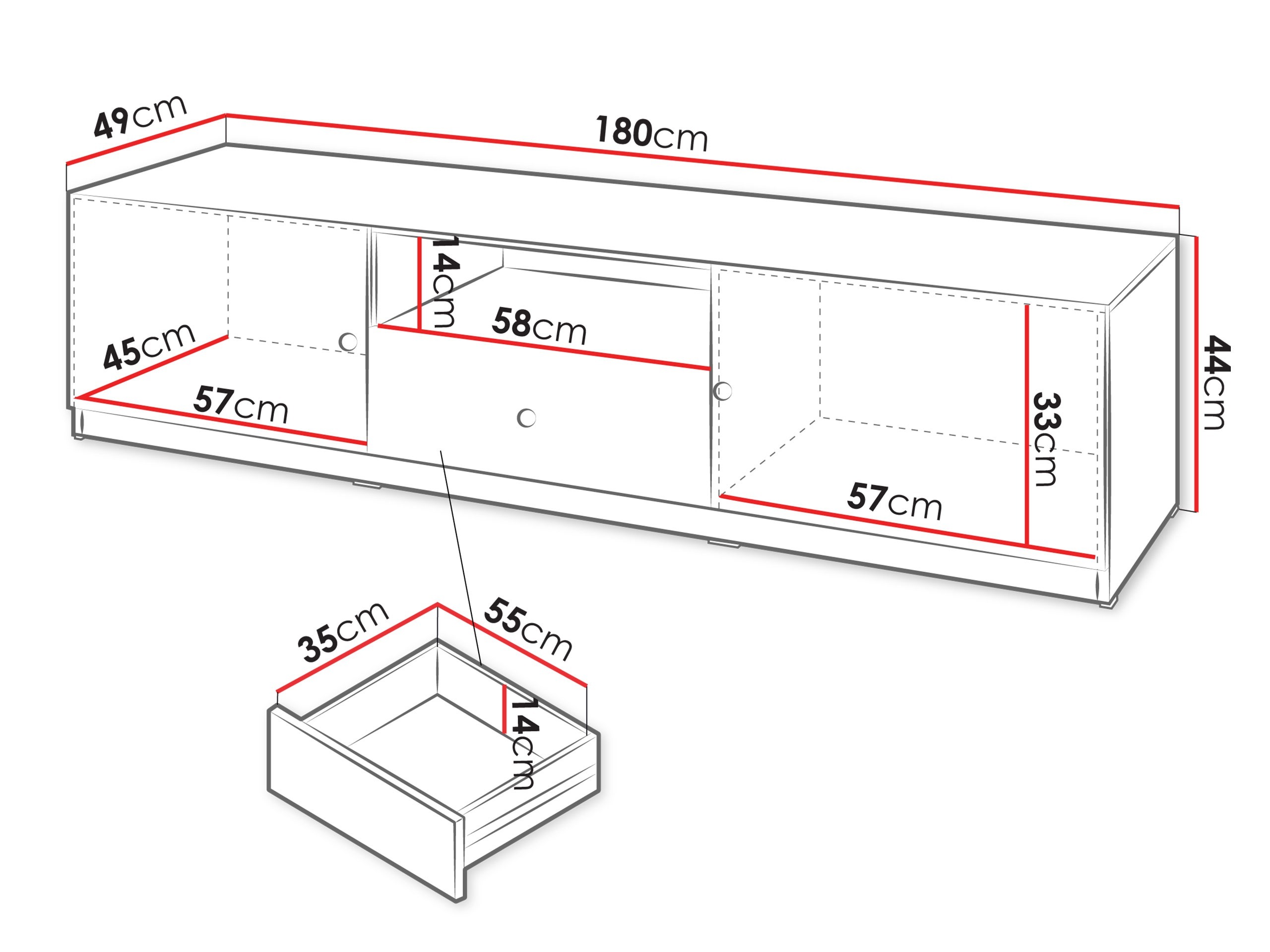 TV-meubel Comfivo Lenitas