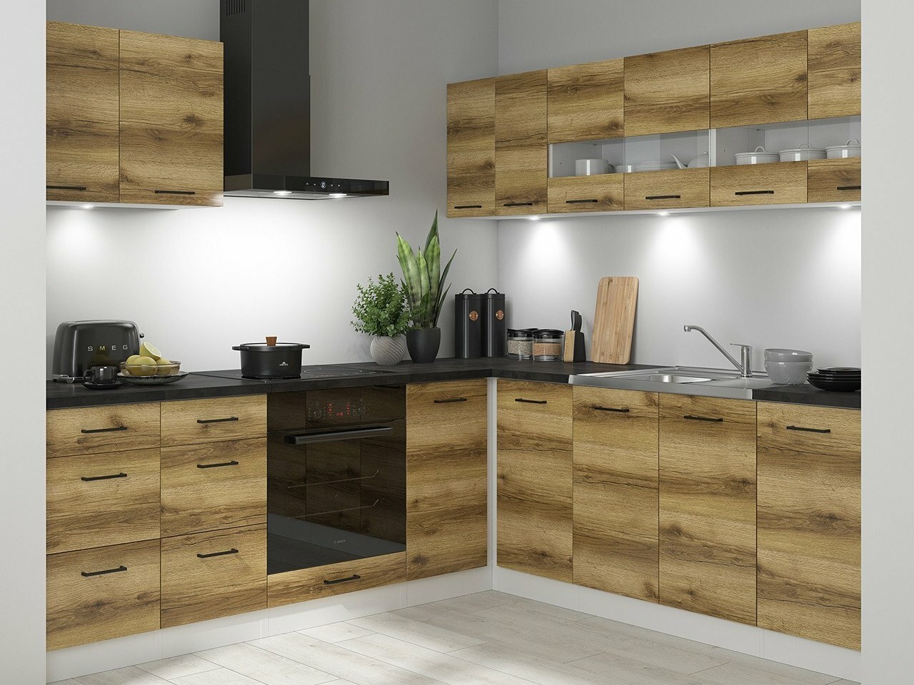 Modulaire hoekkast Dela 112