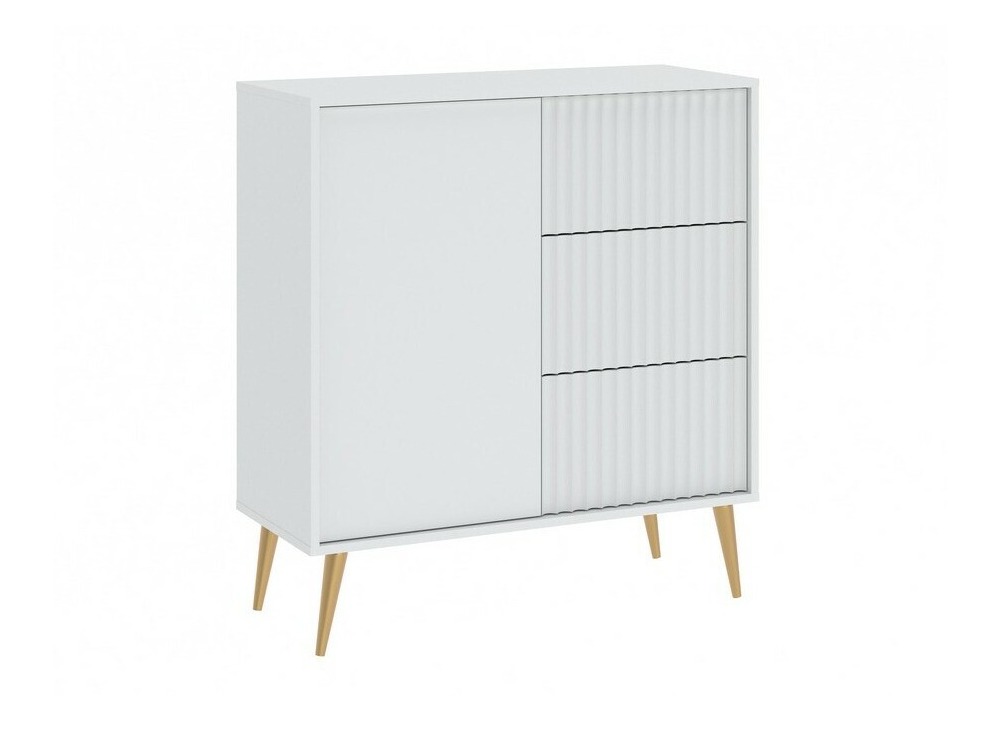 Ladekast Cirferi 100 (Wit + Gouden)