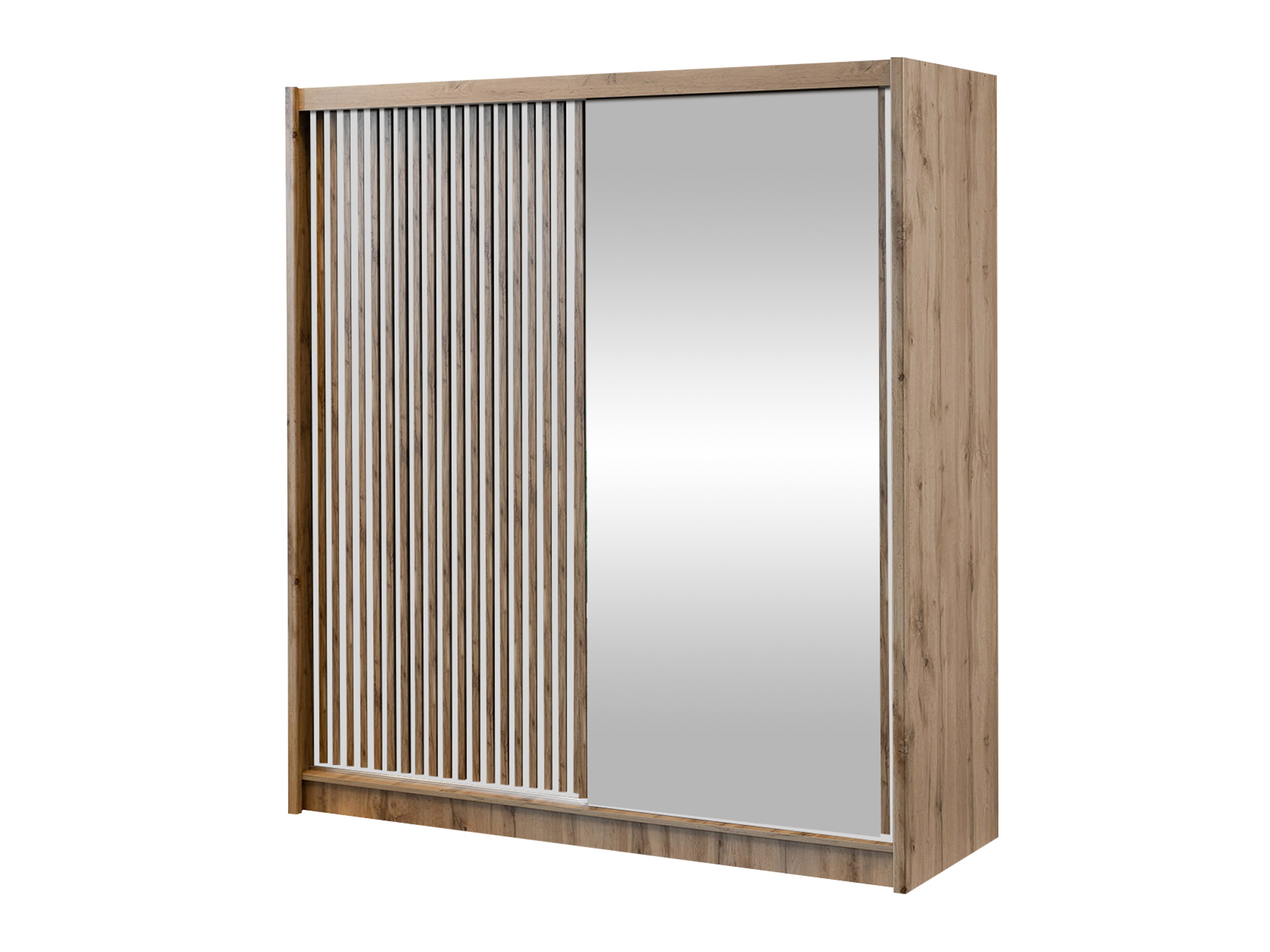 Kledingkast Honolulu 274 (Wotan eik + Wit)