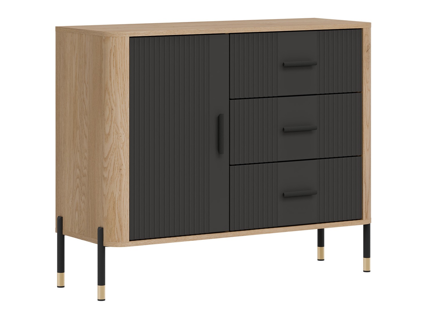 Ladekast Flosora 107 (Antraciet)