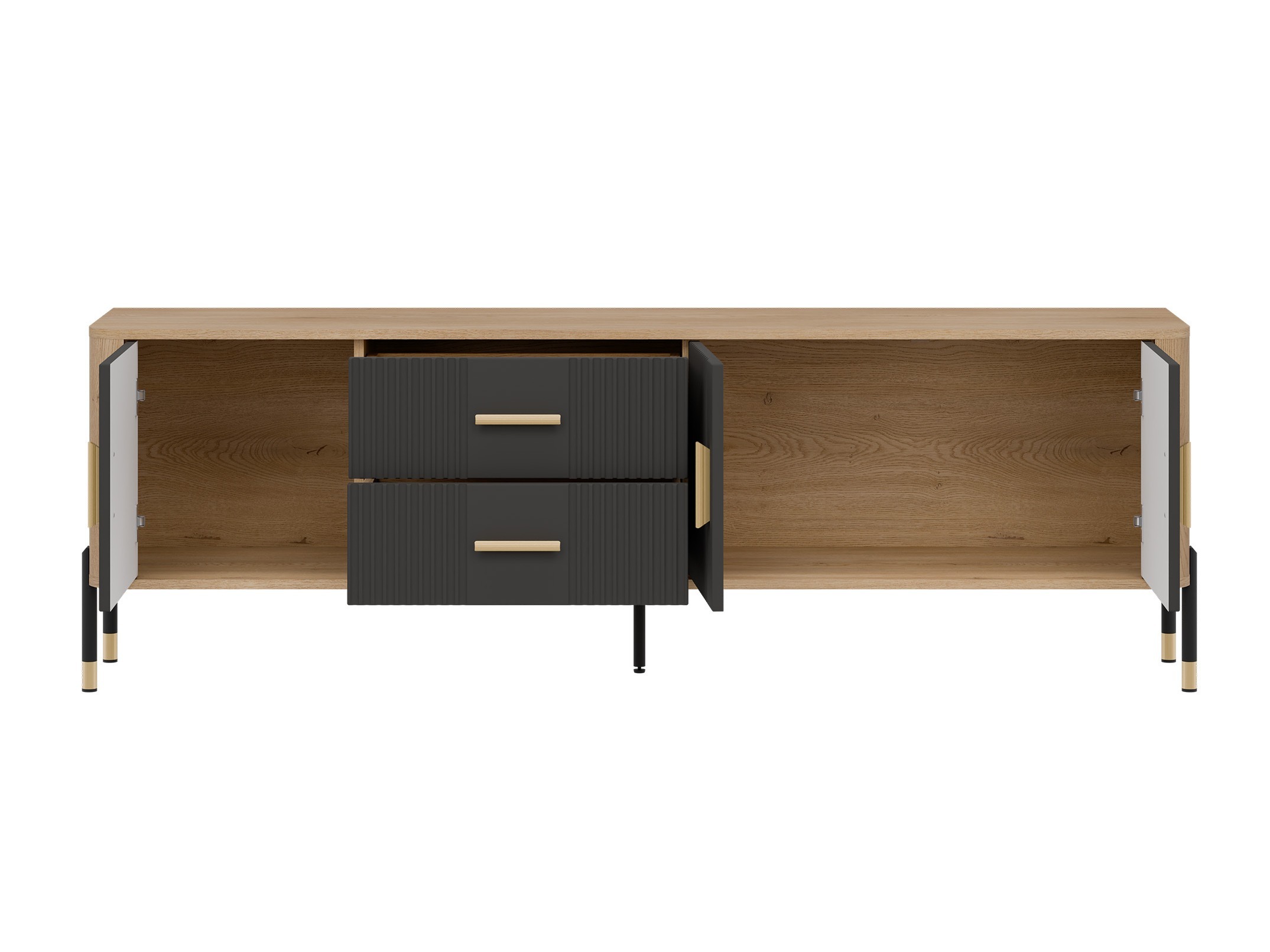 TV-meubel Flosora 105 (Antraciet)