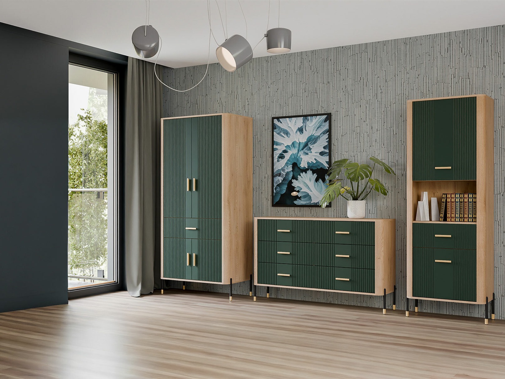 Ladekast Flosora 109 (Groen)