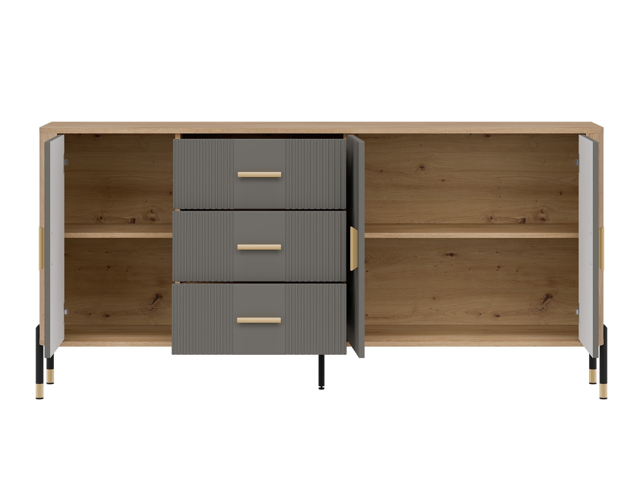 Ladekast Flosora 115 (Grijs)