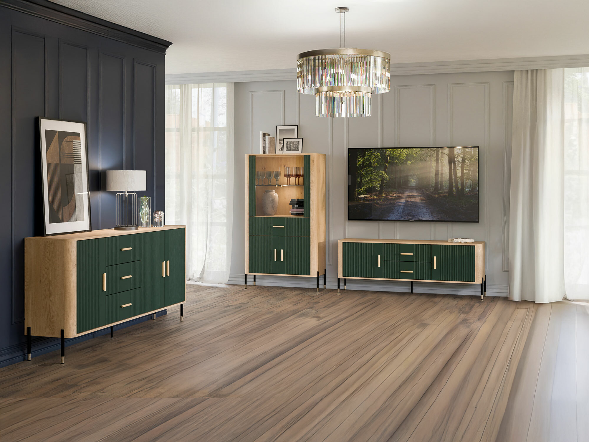 Ladekast Flosora 115 (Groen)