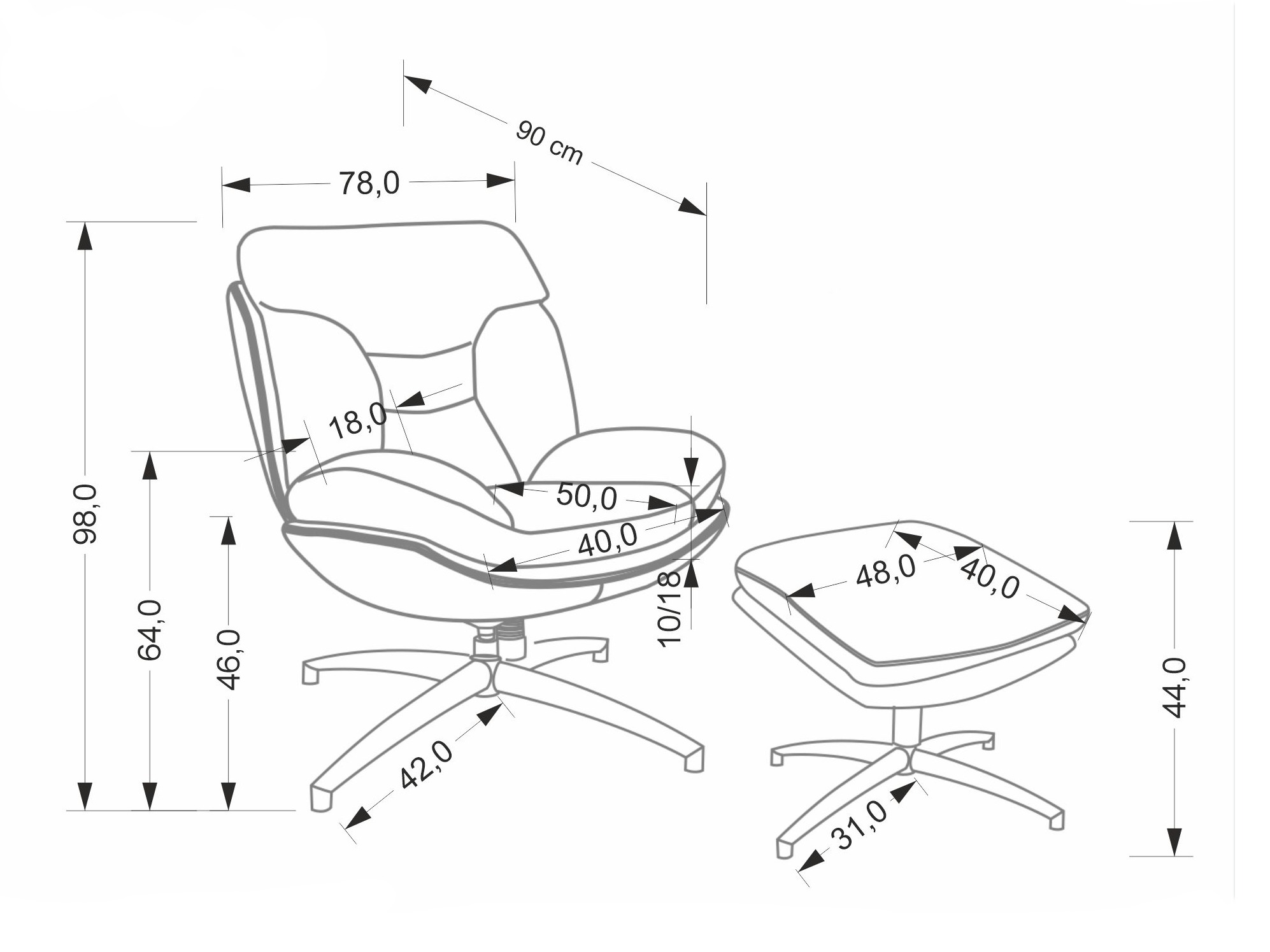 Fauteuil Houston 2029