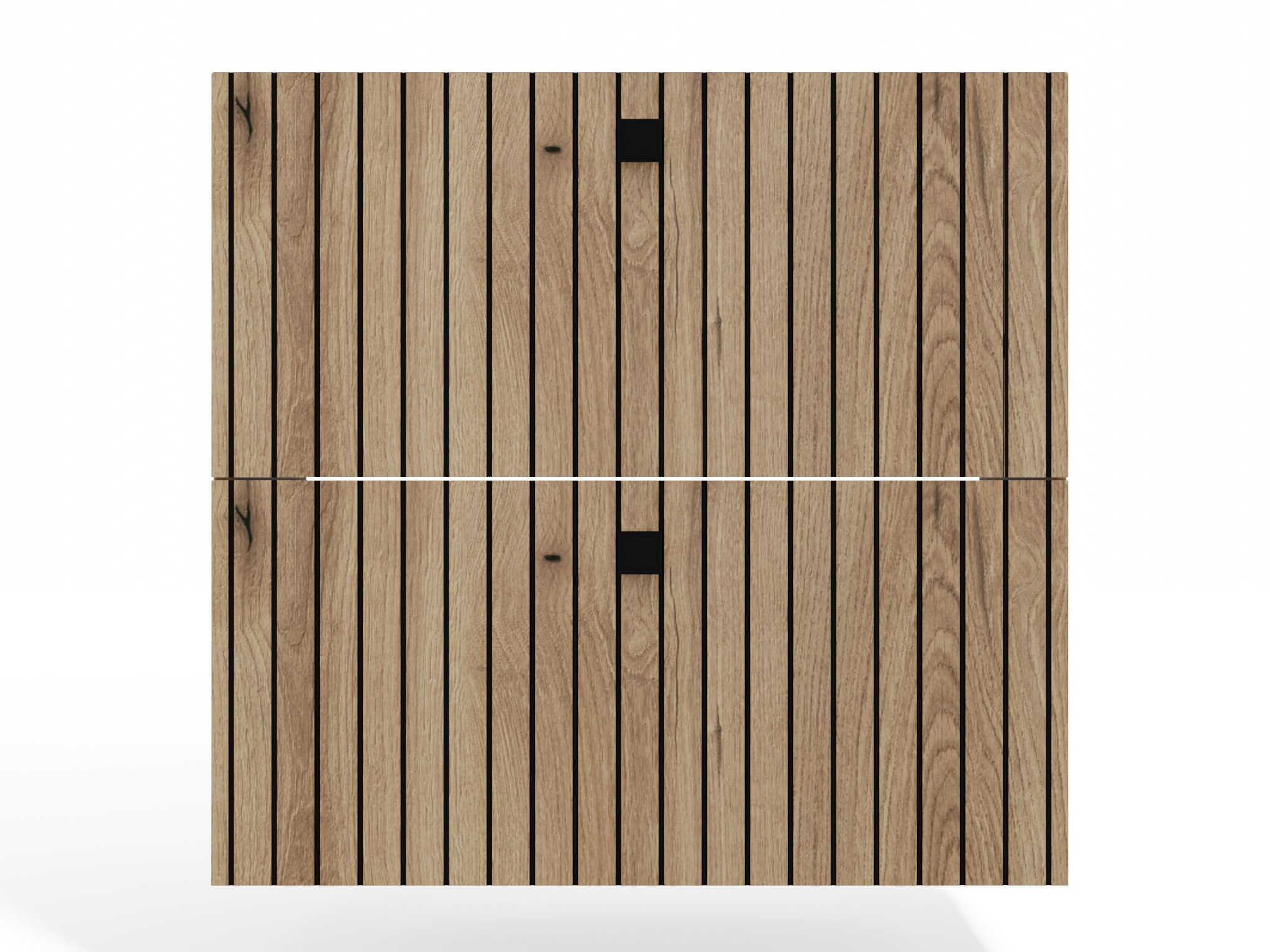 Hangend badkamermeubel voor wastafel Mandeville 314 (Eiken)