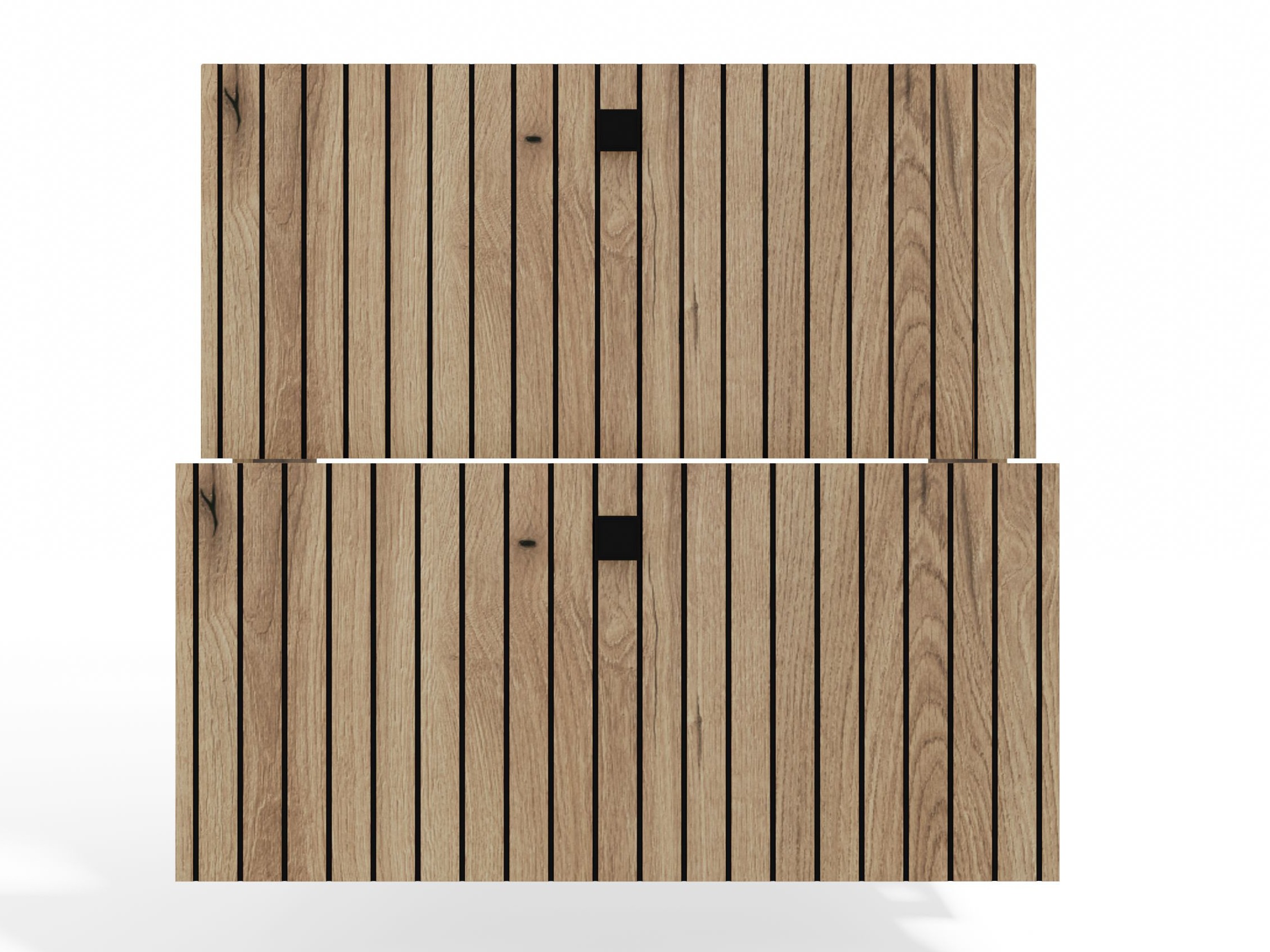 Hangend badkamermeubel voor wastafel Mandeville 314 (Eiken)