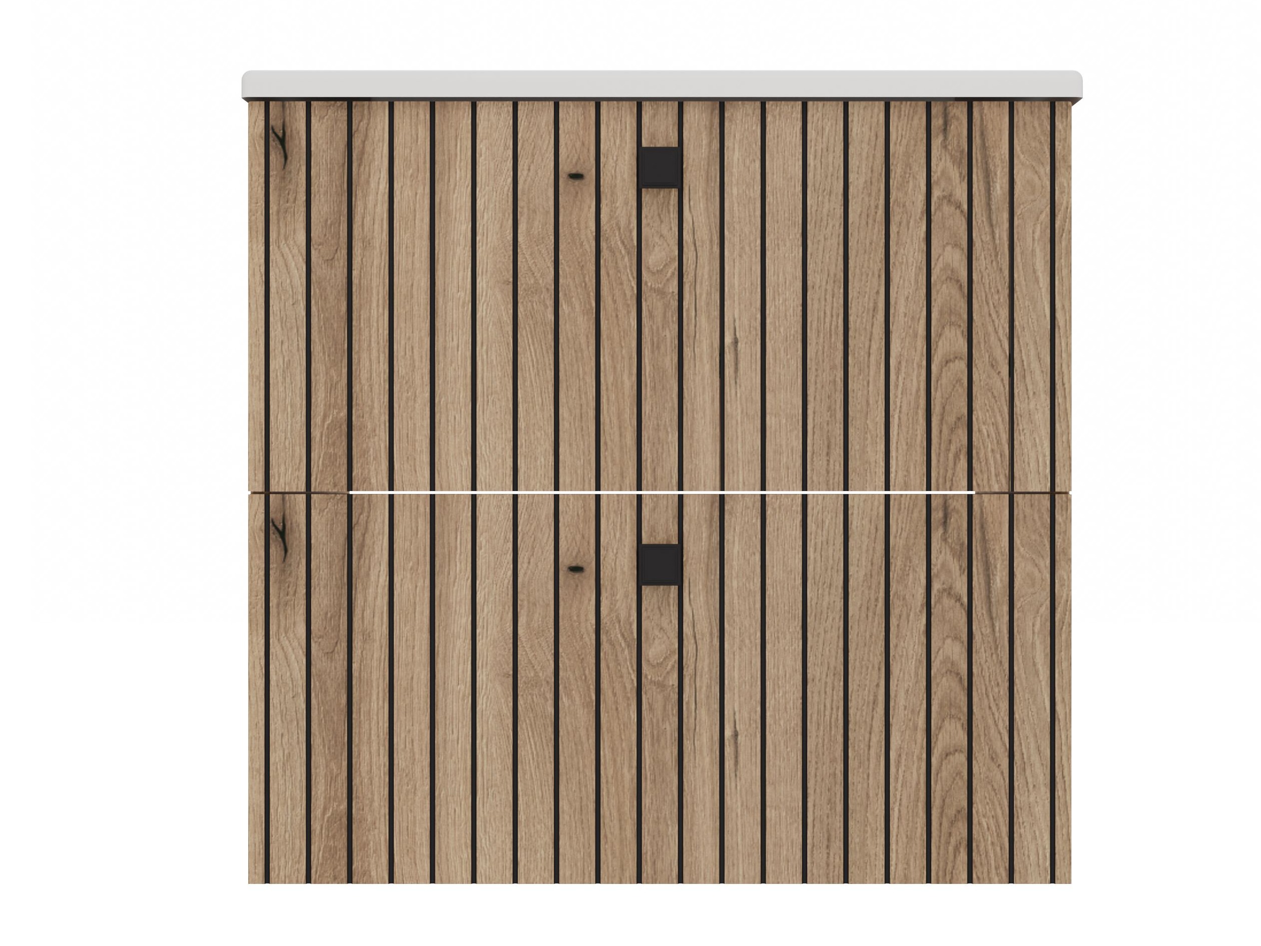 Hangend badkamermeubel voor wastafel Mandeville 314 (Eiken)