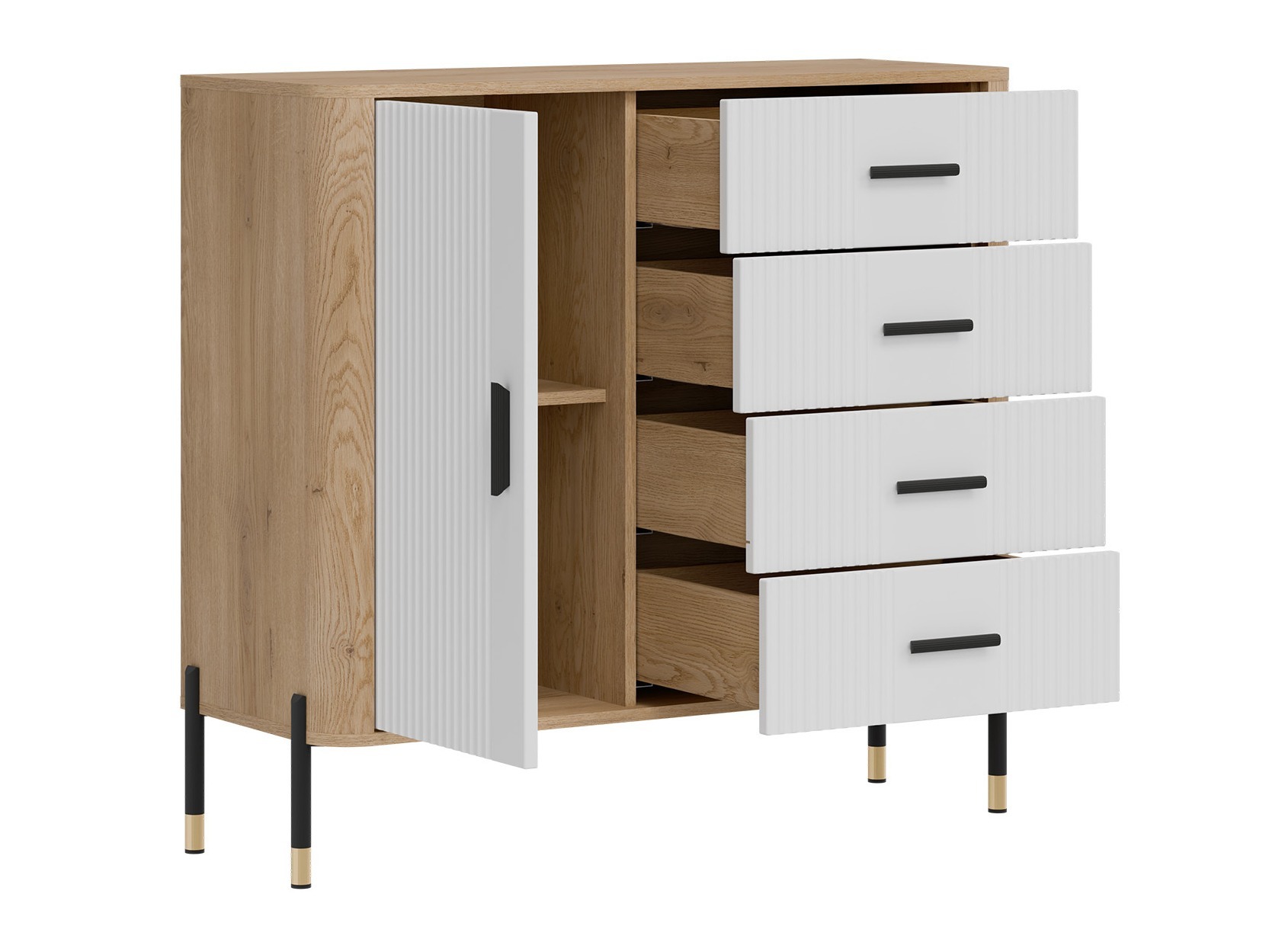 Ladekast Flosora 117 (Wit)