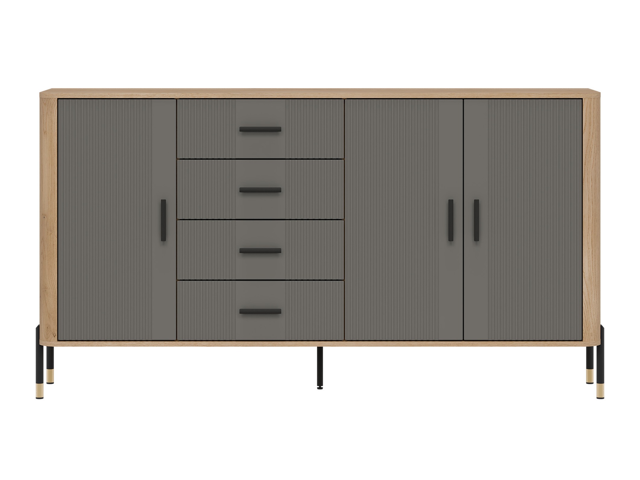 Ladekast Flosora 121 (Grijs)