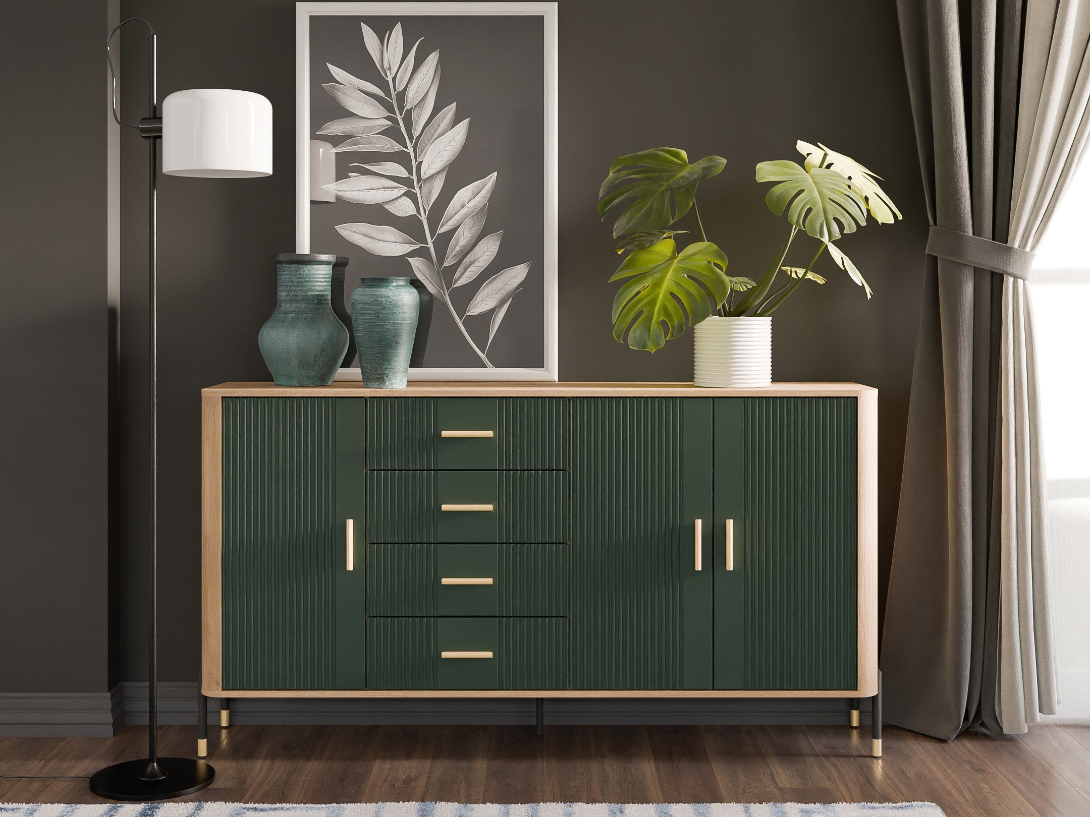 Ladekast Flosora 121 (Groen)