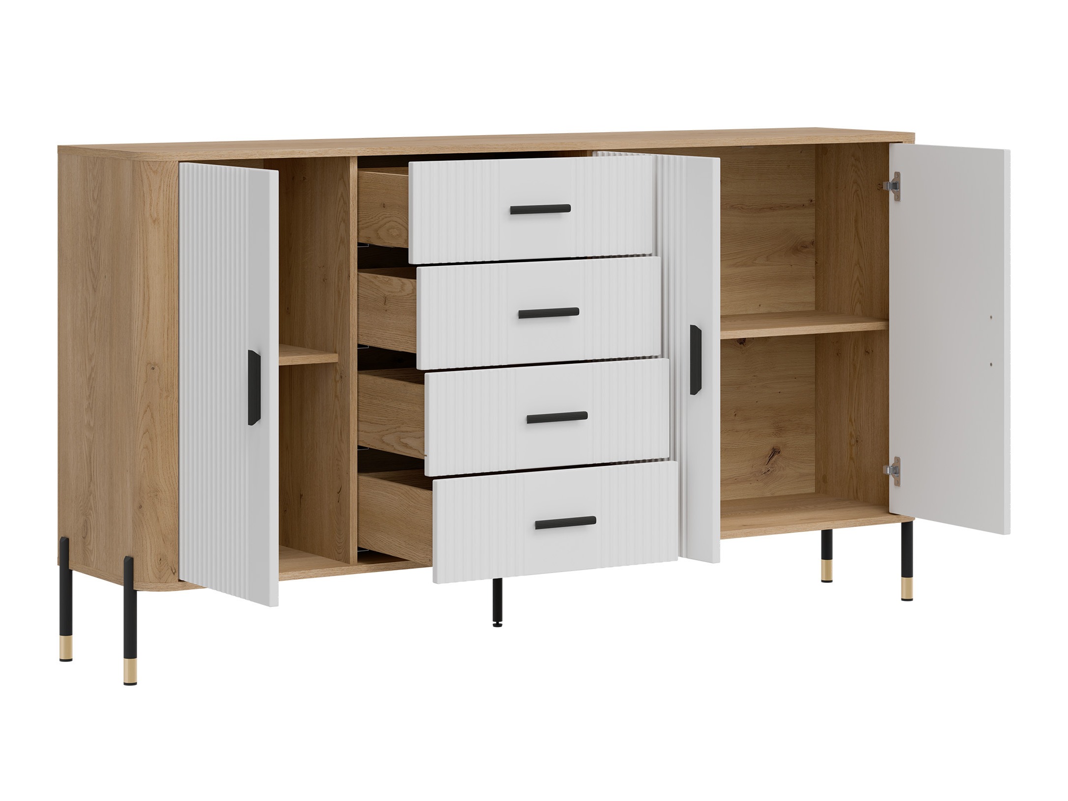 Ladekast Flosora 121 (Wit)