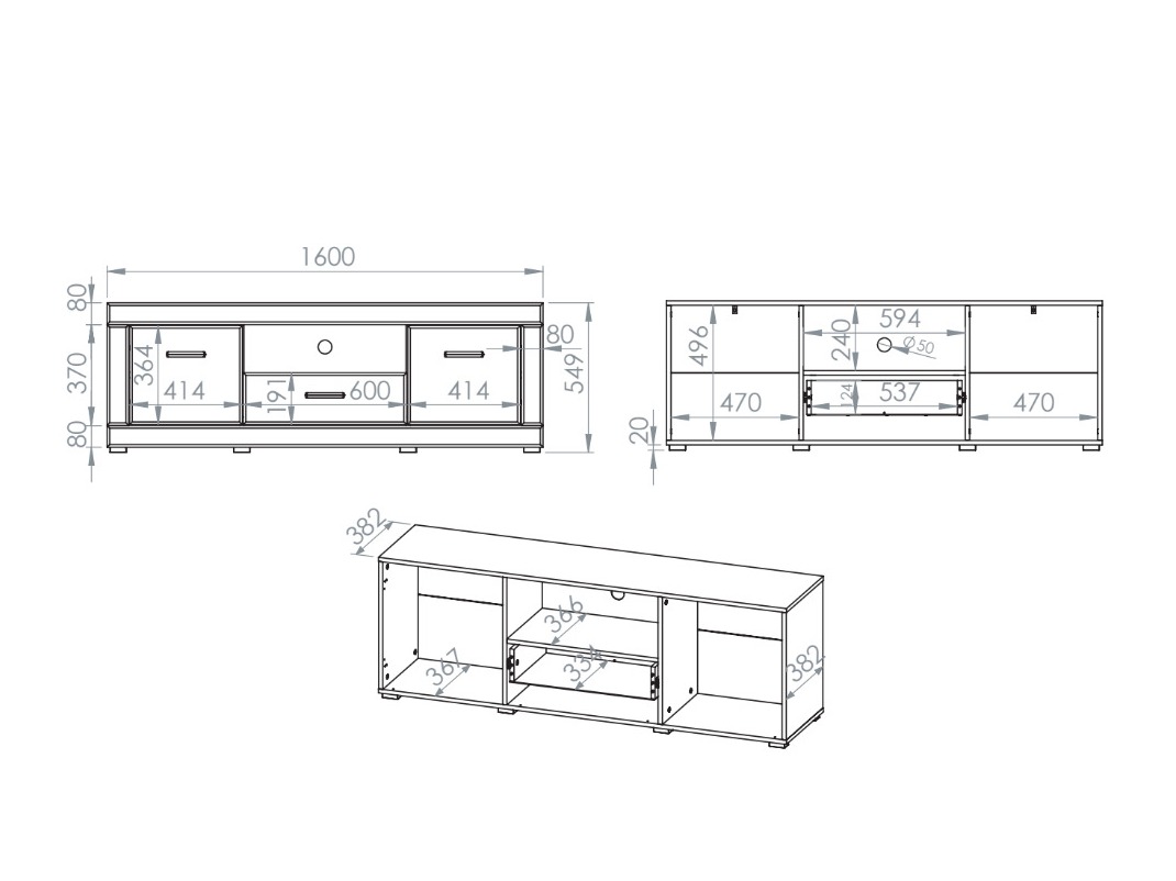 TV-meubel Enolevi 104