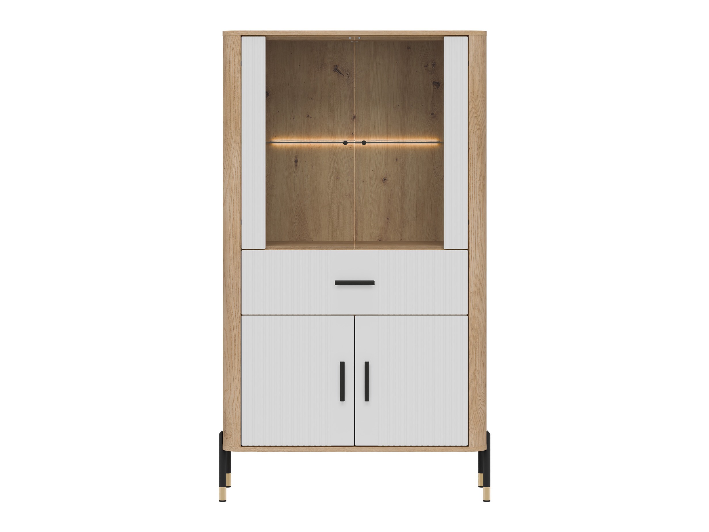 Boekenkast Flosora 125 (Wit)