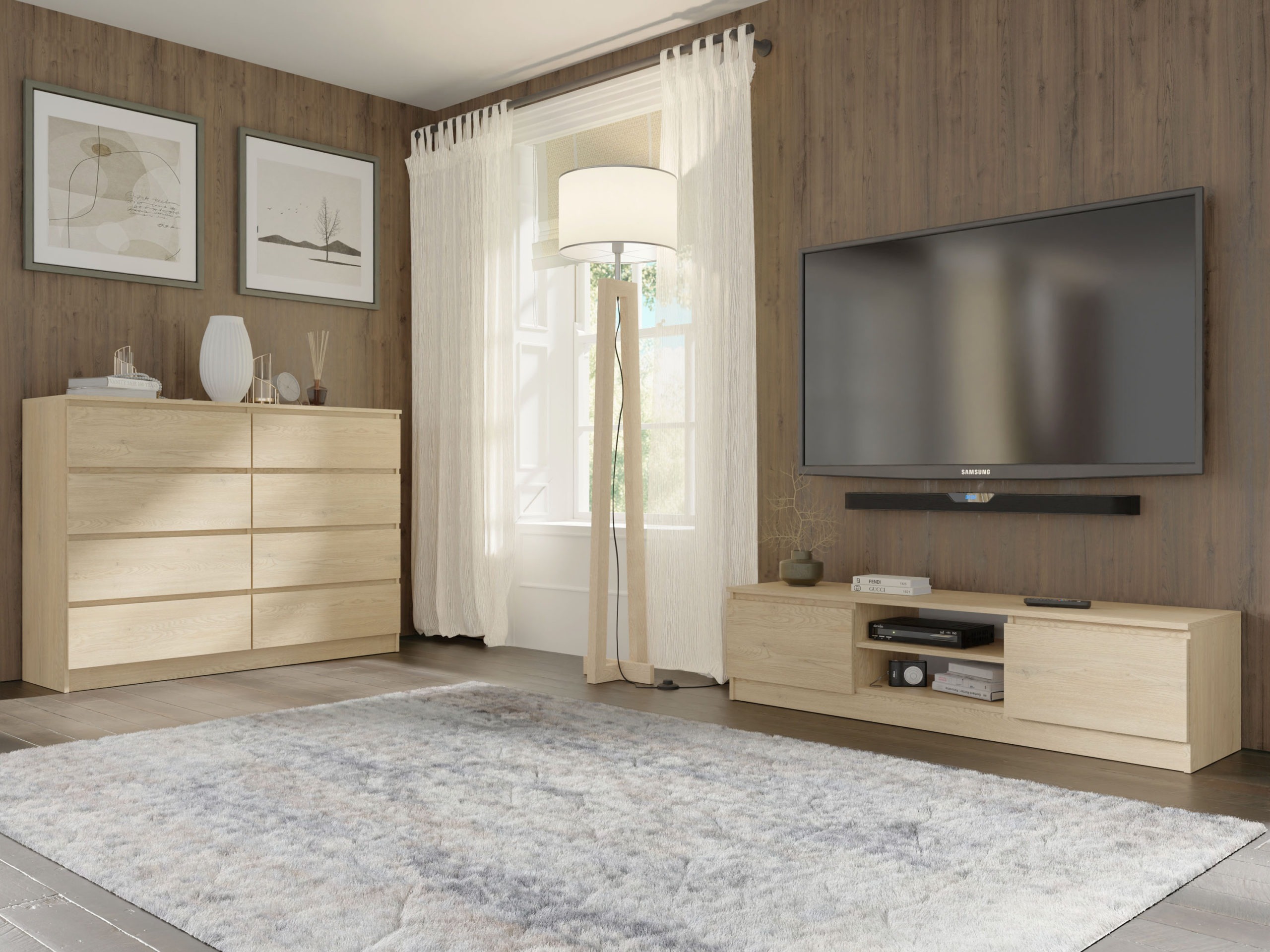 TV-meubel Buffalo 198 (Eiken)