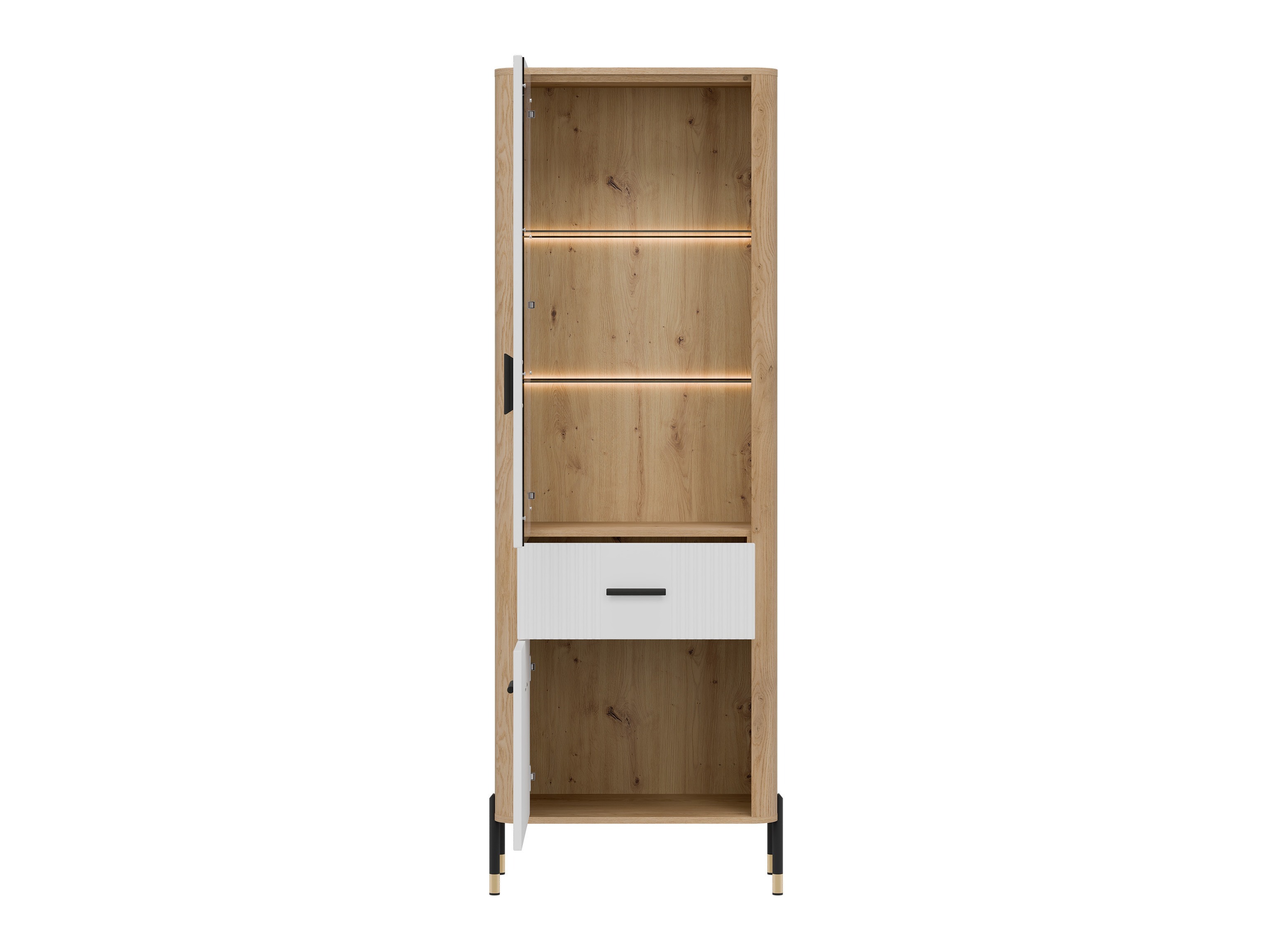 Boekenkast Flosora 127 (Wit)