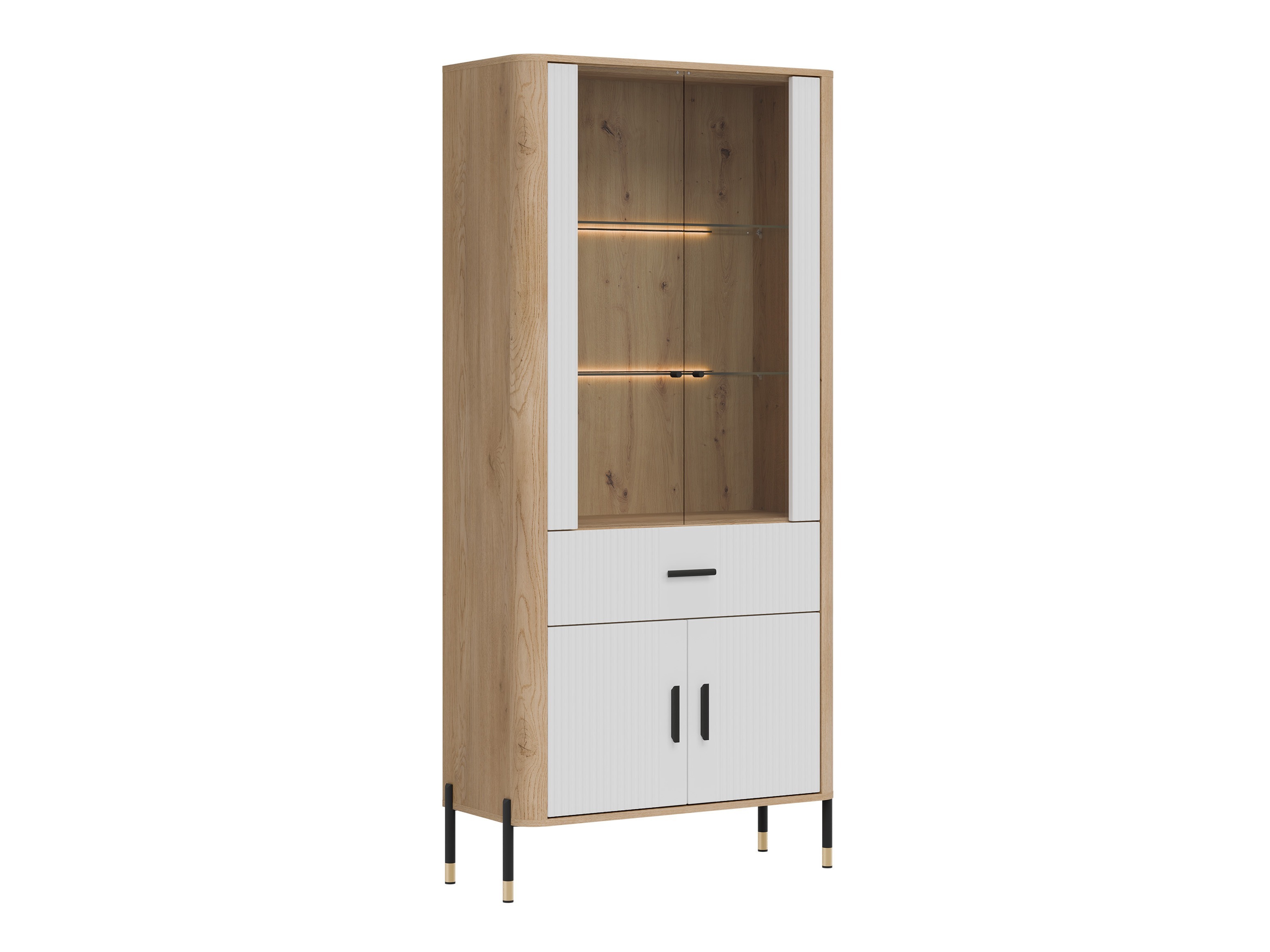 Boekenkast Flosora 129 (Wit)