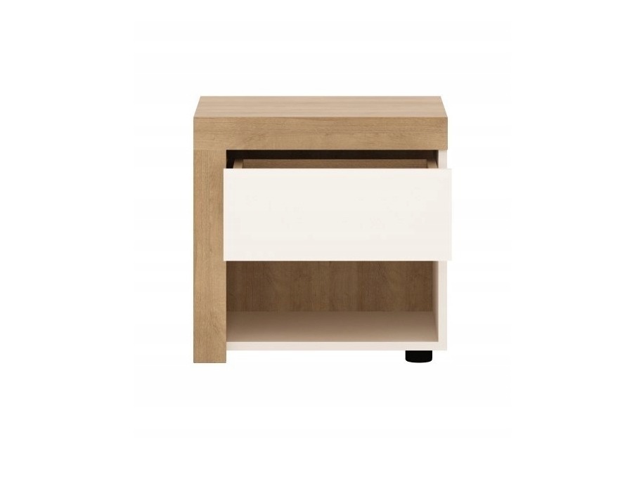 Slaapkamerset Feldeli 122 (Riviera eiken + Glanzend wit)