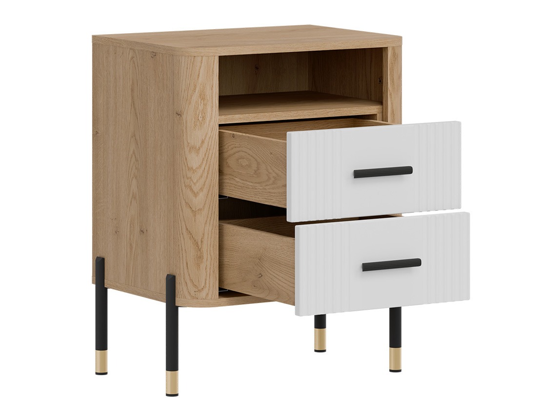 Nachtkastje Flosora 142 (Wit)