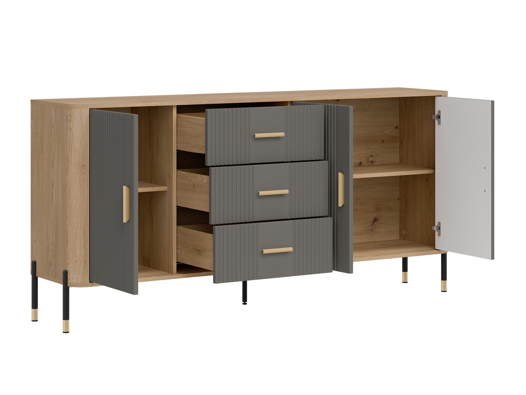 Woonkamerset Flosora 147 (Grijs)