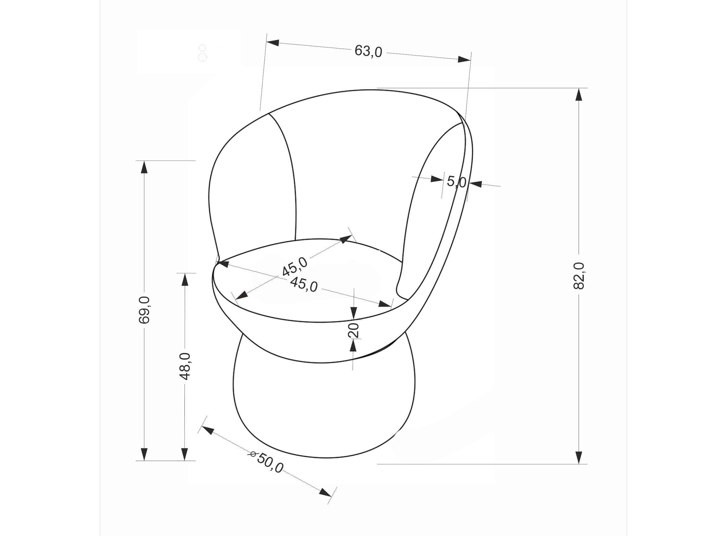 Stoel Houston 2082 (Beige)