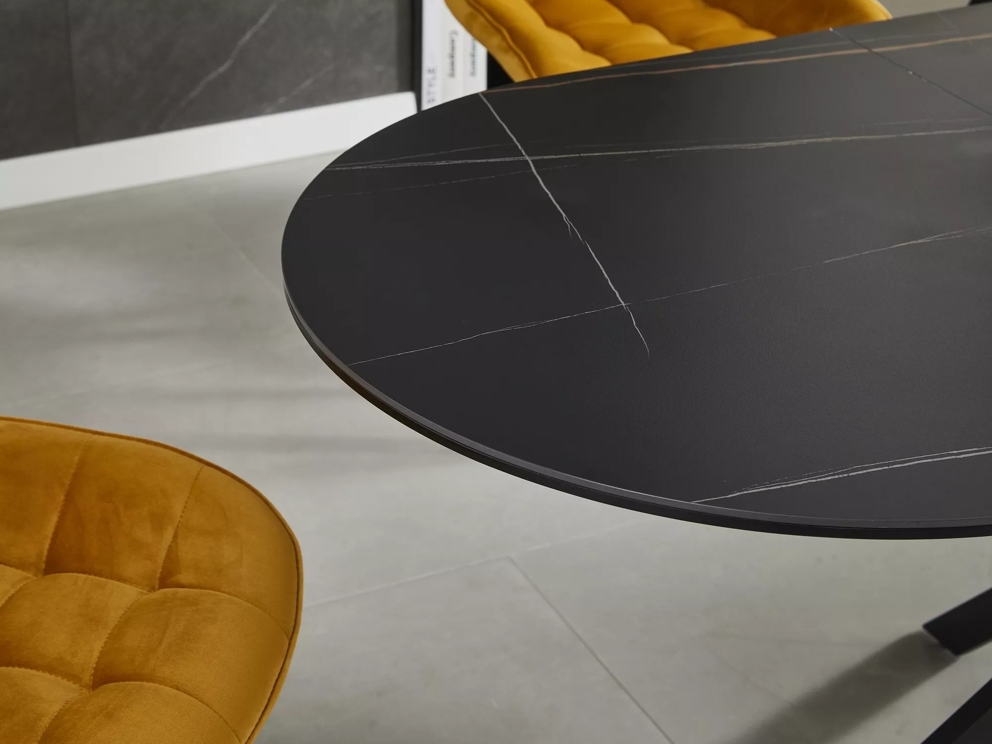 Tafel Detroit 862 (Zwart marmer)