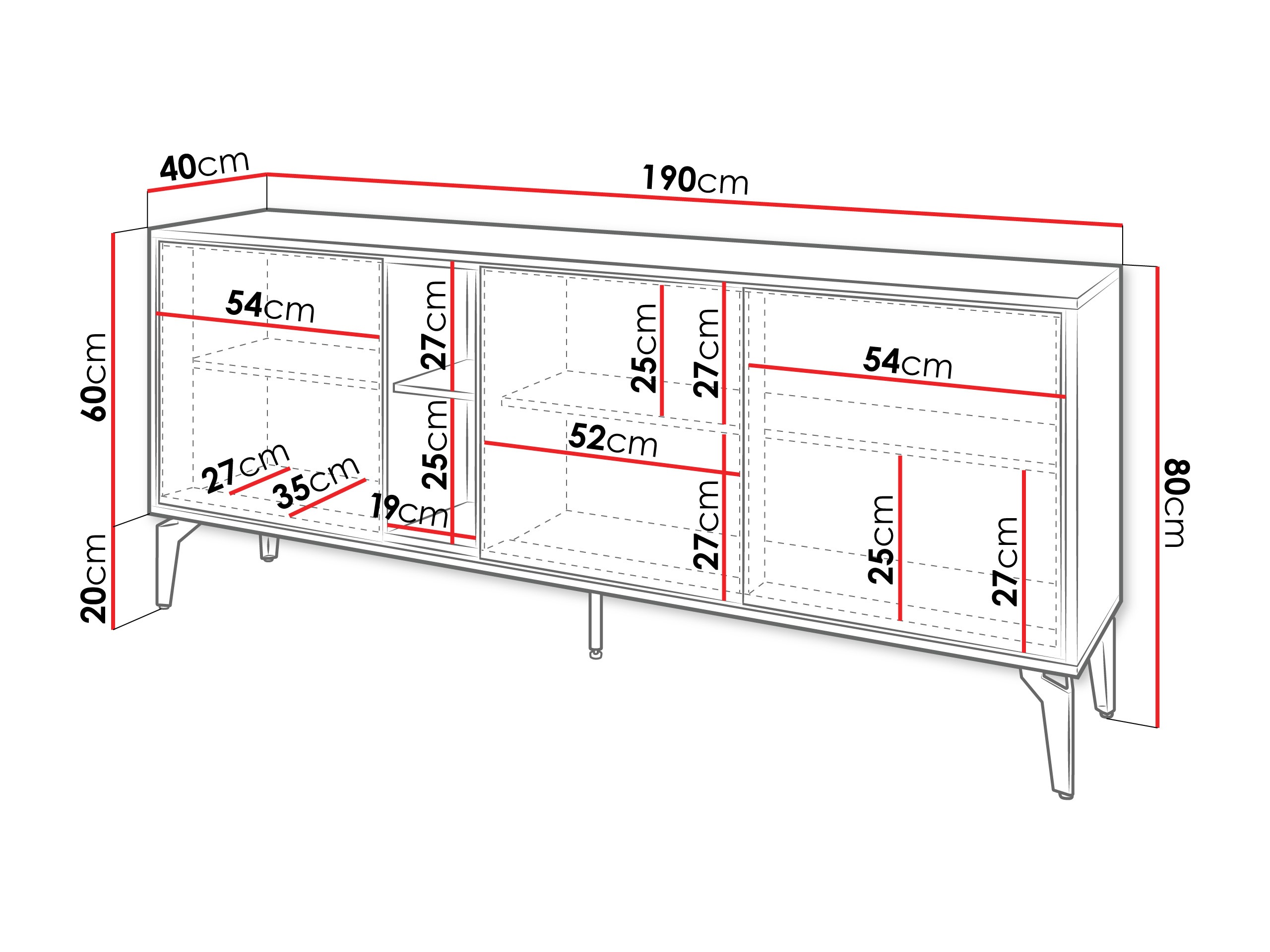 Dressoir Cornovu 100