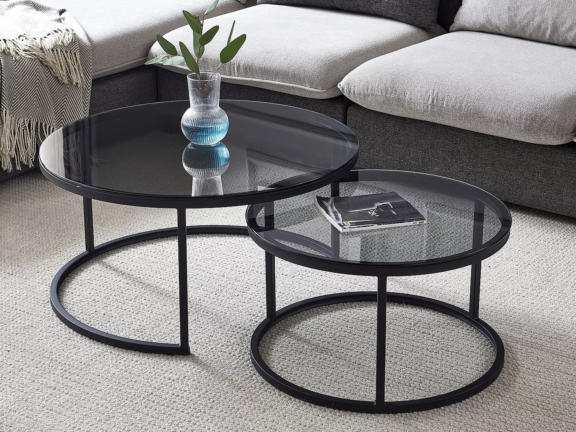 Salontafel set Detroit 607 (Zwart)