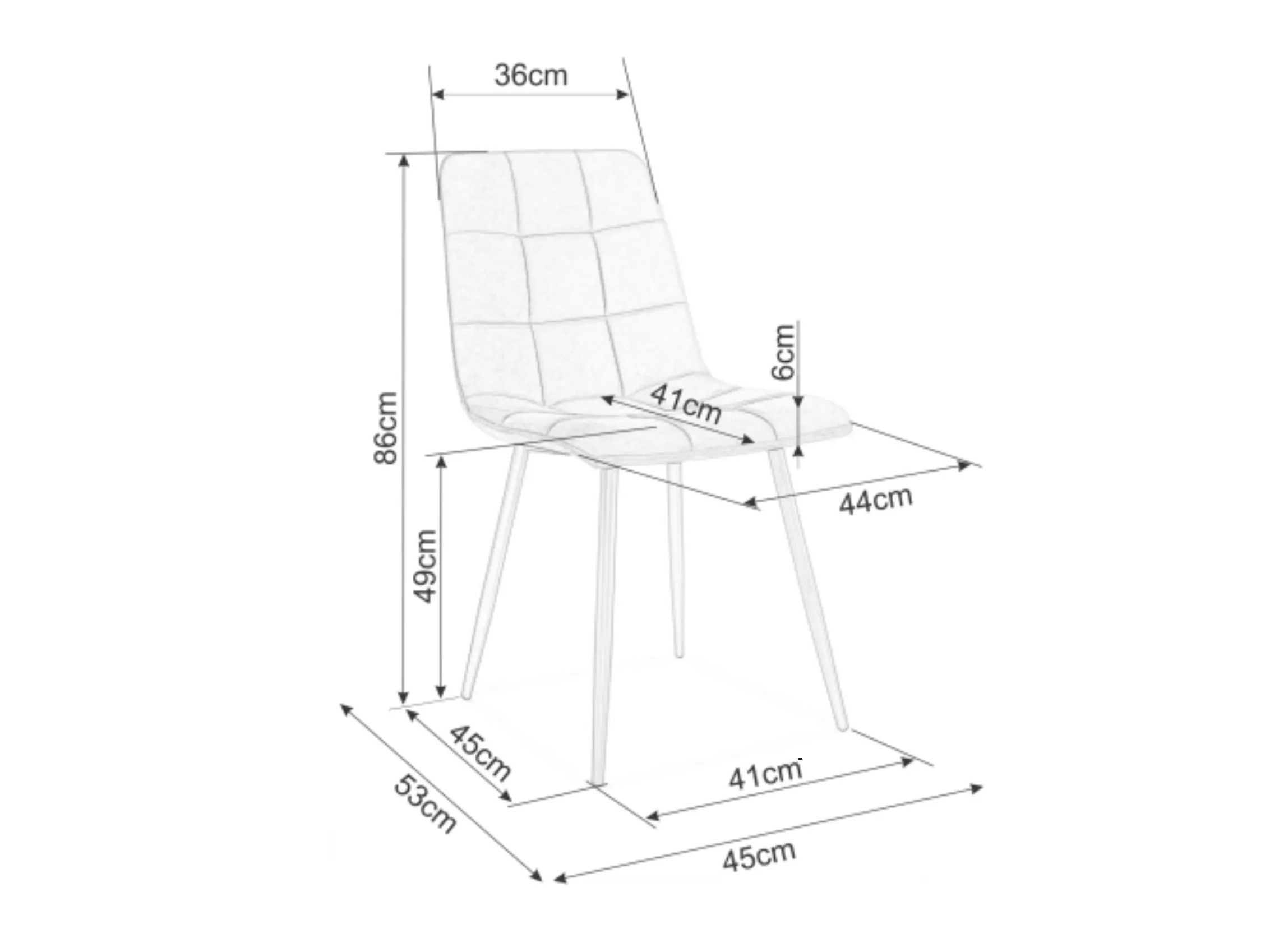 Stoel Detroit 882 (Beige)